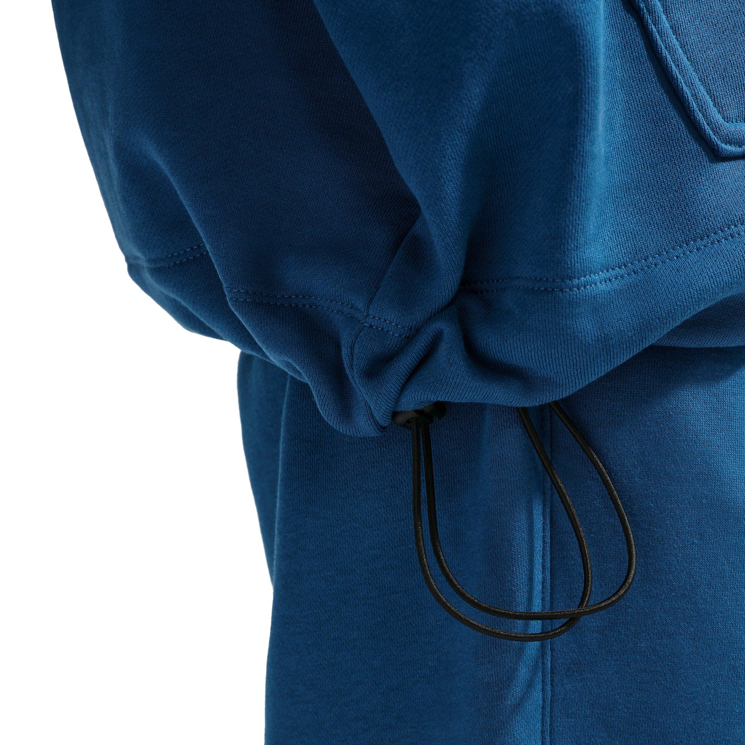 Nike Men's Sportswear Club Oversized French Terry Pullover Hoodie - BLUE Thumbnail View 6