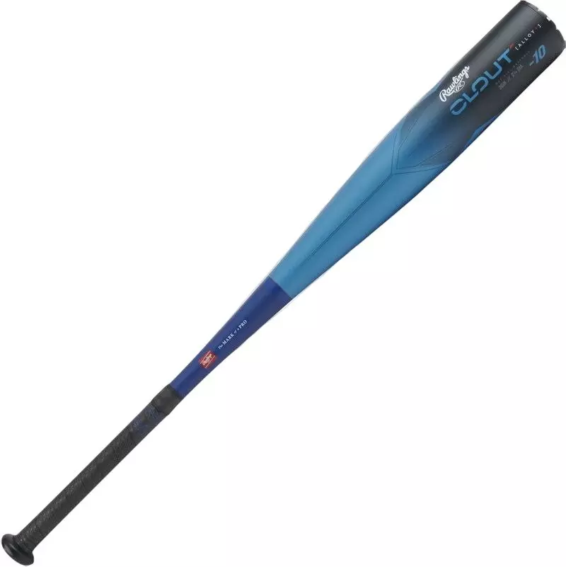 Rawlings Clout USSSA Baseball Bat (-10) 2023 - BLACK/BLUE