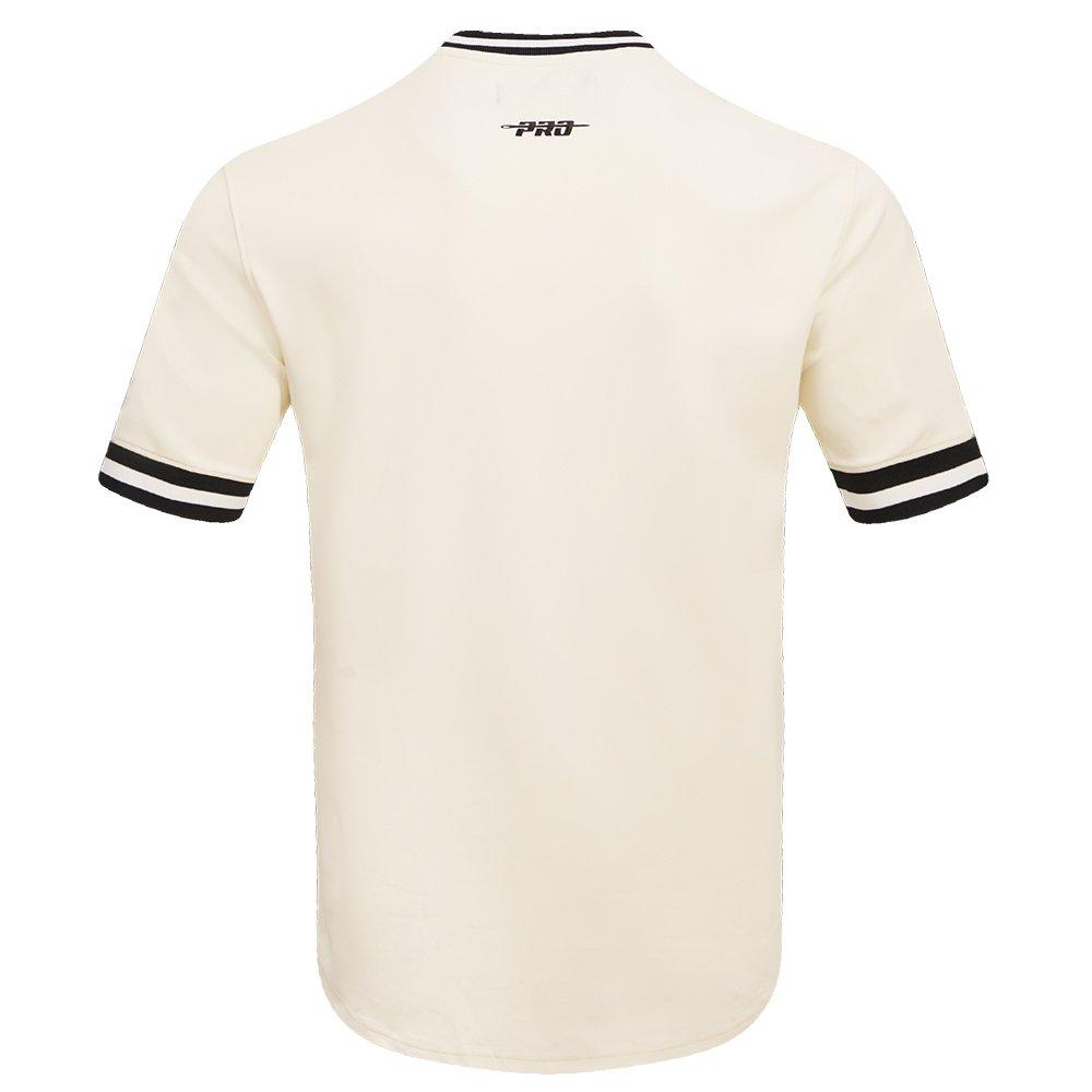 Pro Standard Men's MLB Houston Astros Retro Classic Double Knit Tee -Eggshell/Navy - EGGSHELL/NAVY Thumbnail View 2