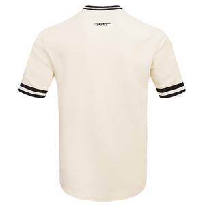 Pro Standard Men's MLB Houston Astros Retro Classic Double Knit Tee -Eggshell/Navy