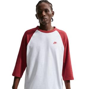 Nike Men's Sportswear Club 3/4-Sleeve Raglan Top