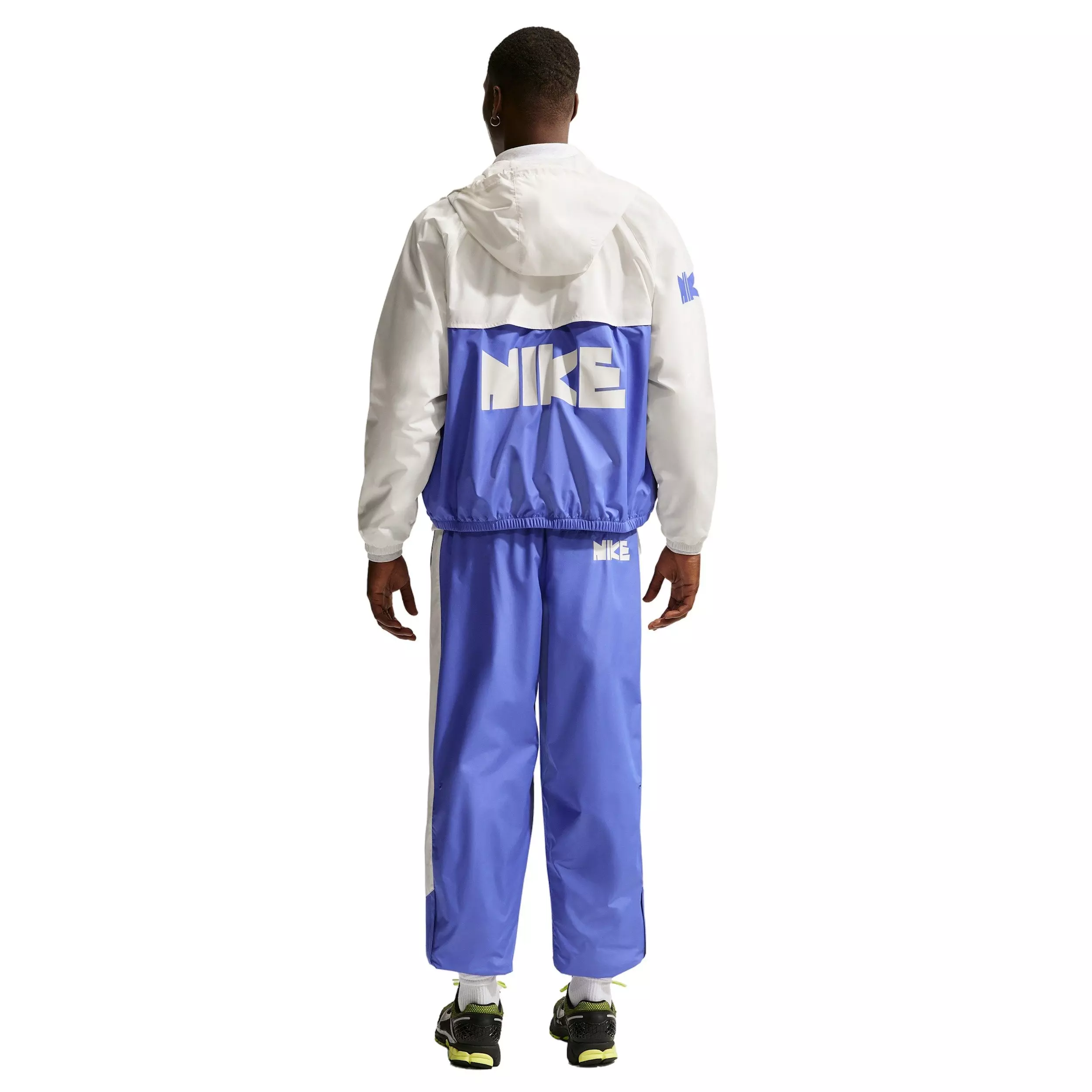 Nike Men's Windrunner Woven Graphic Pants - SAPPHIRE/WHITE