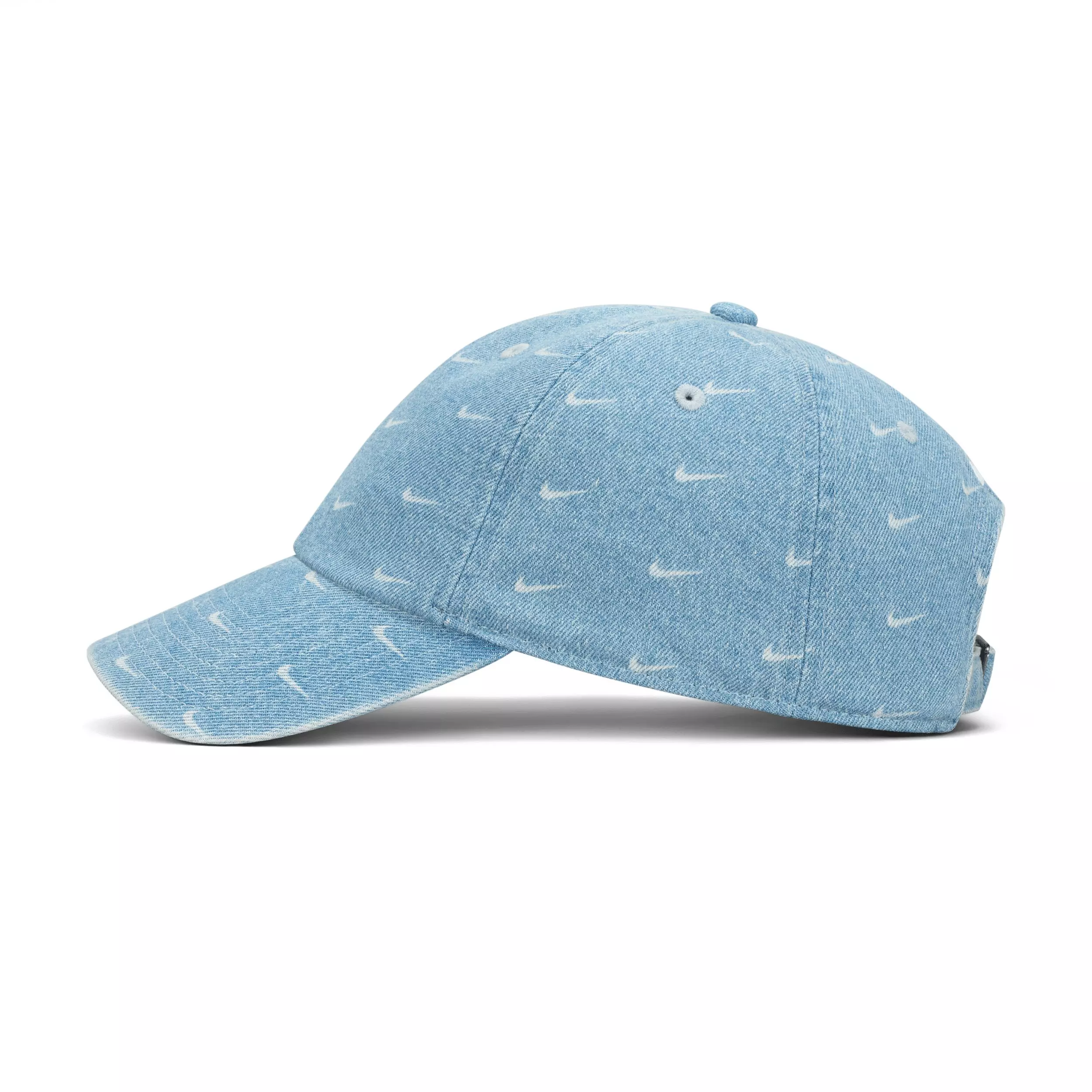 Nike Club Unstructured Denim Hat-Aegean Storm/Thunder Blue/White - BLUE/WHITE