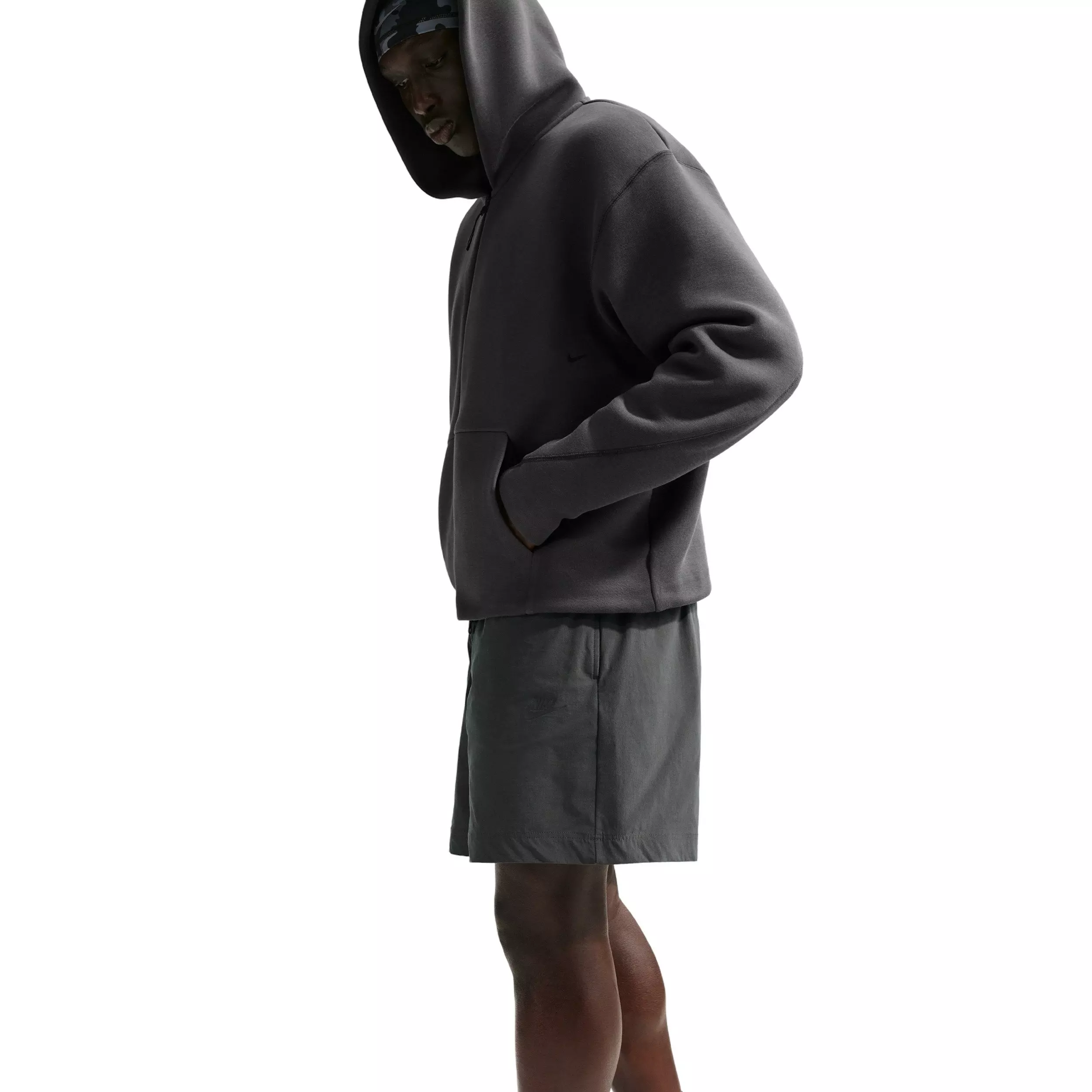 Nike Men's Tech Woven Shorts - Grey - GREY