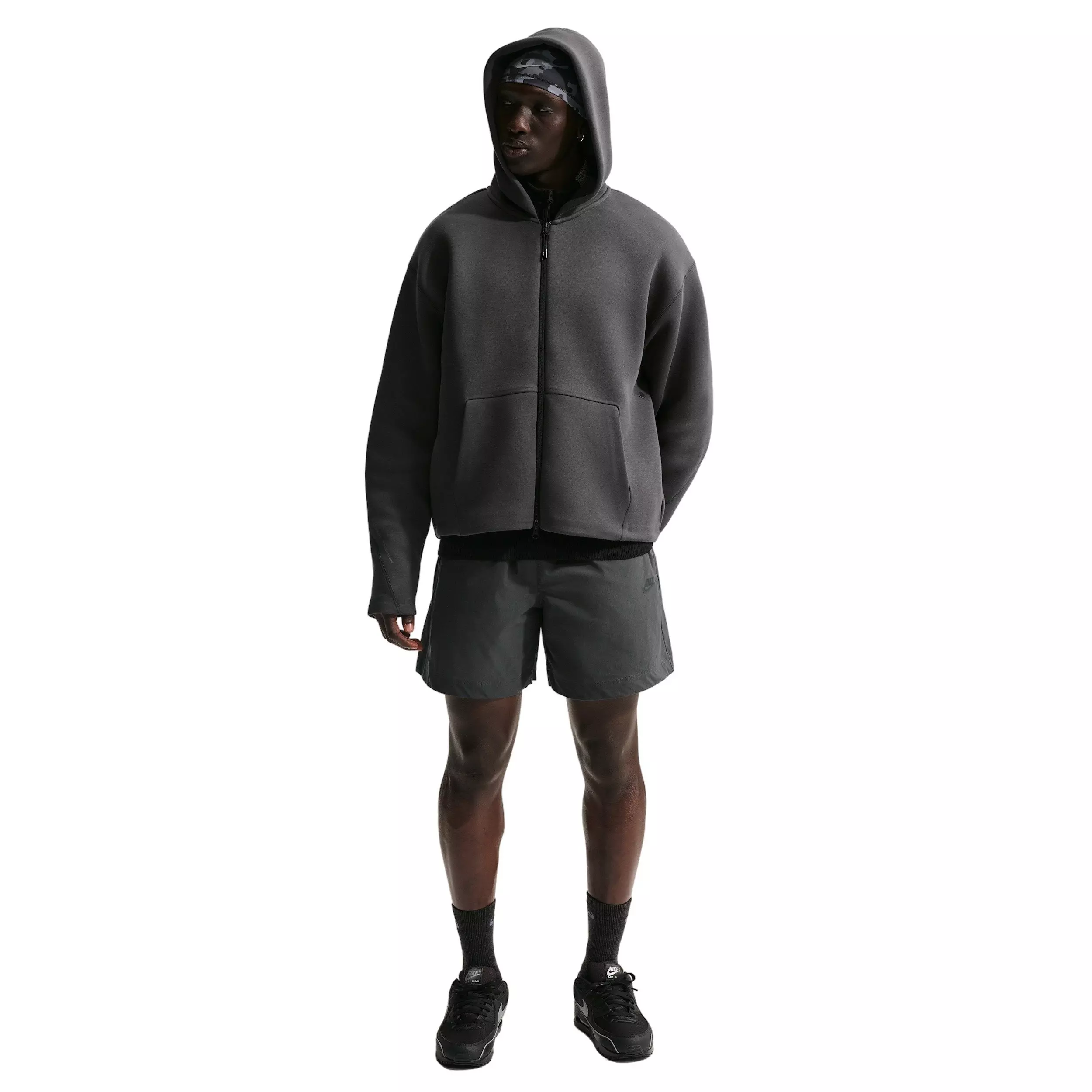 Nike Men's Tech Woven Shorts - Grey - GREY