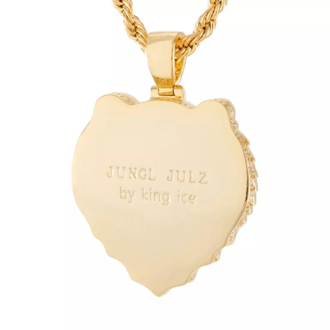 King Ice Bengal Tiger Necklace - GOLD