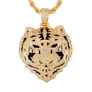King Ice Bengal Tiger Necklace - GOLD