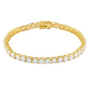 King Ice 5mm Tennis Bracelet - GOLD