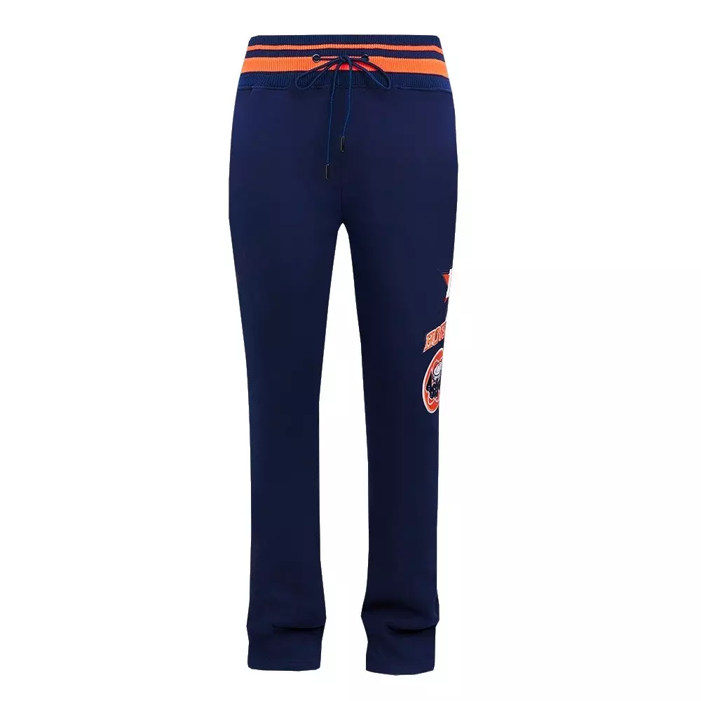 Pro Standard Men's MLB Houston Astros Retro Classic Fleece Sweatpants -Navy/Orange - NAVY/ORANGE