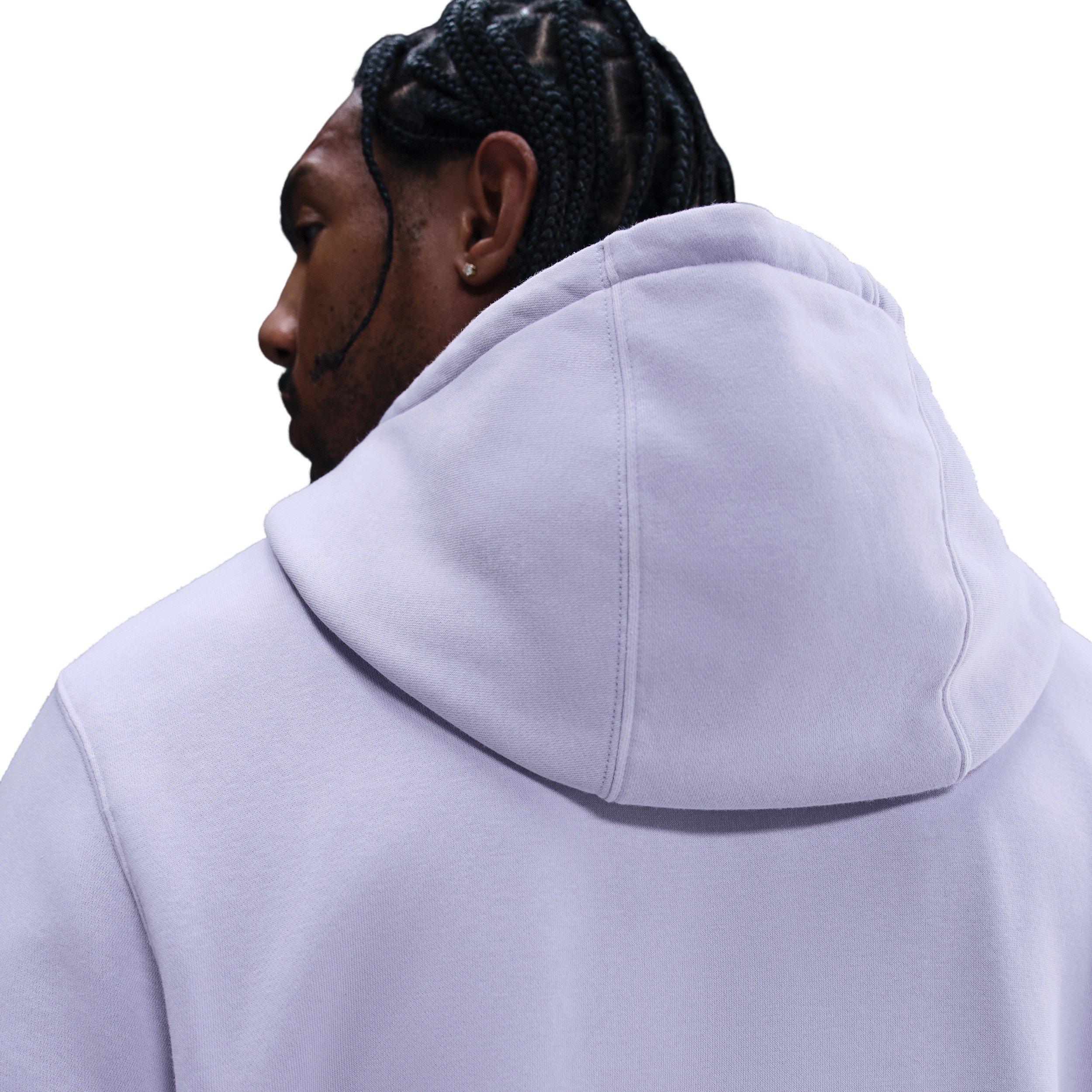 Nike Men's Sportswear Club Washed Fleece Hoodie - GHOST Thumbnail View 2
