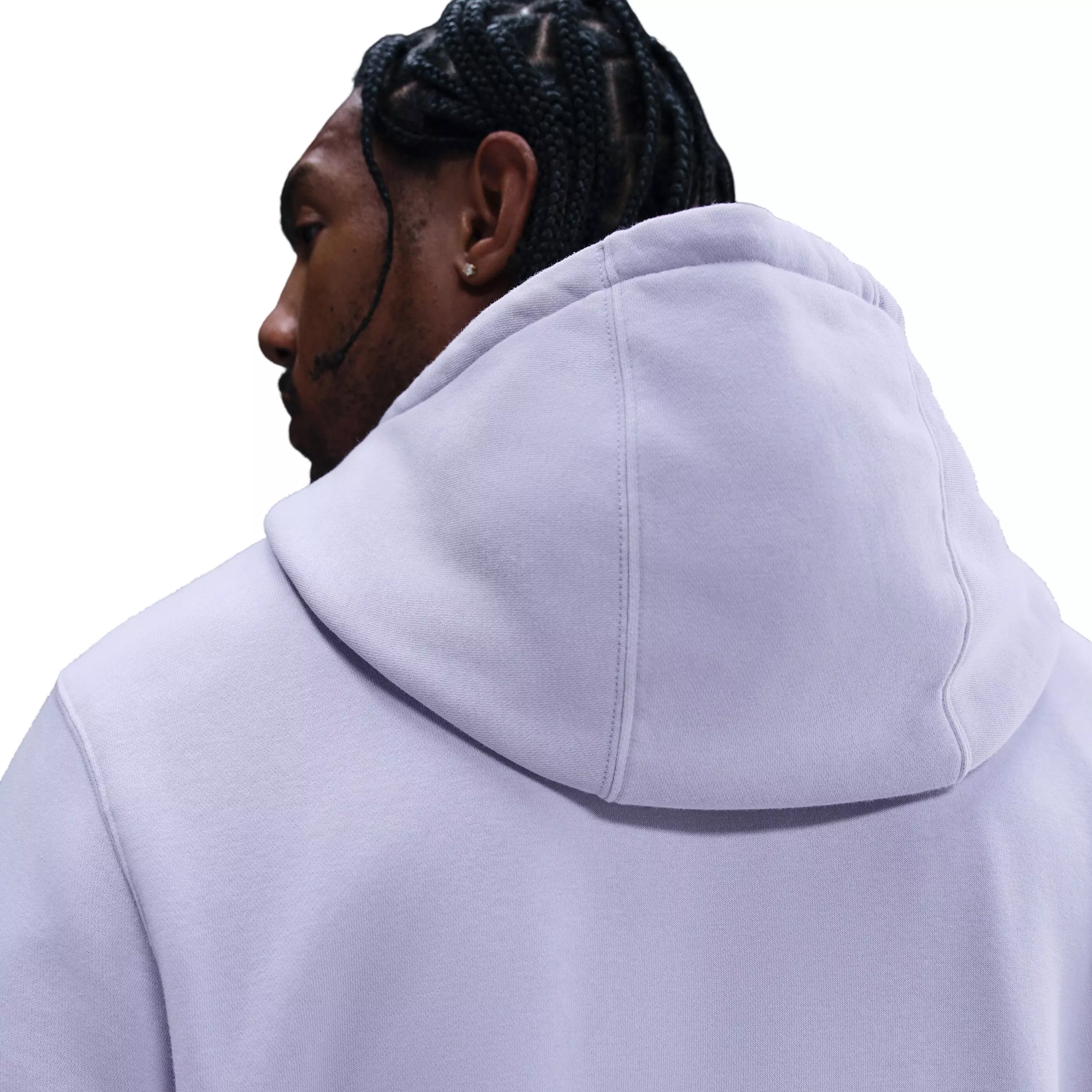 Nike Men's Sportswear Club Washed Fleece Hoodie - GHOST