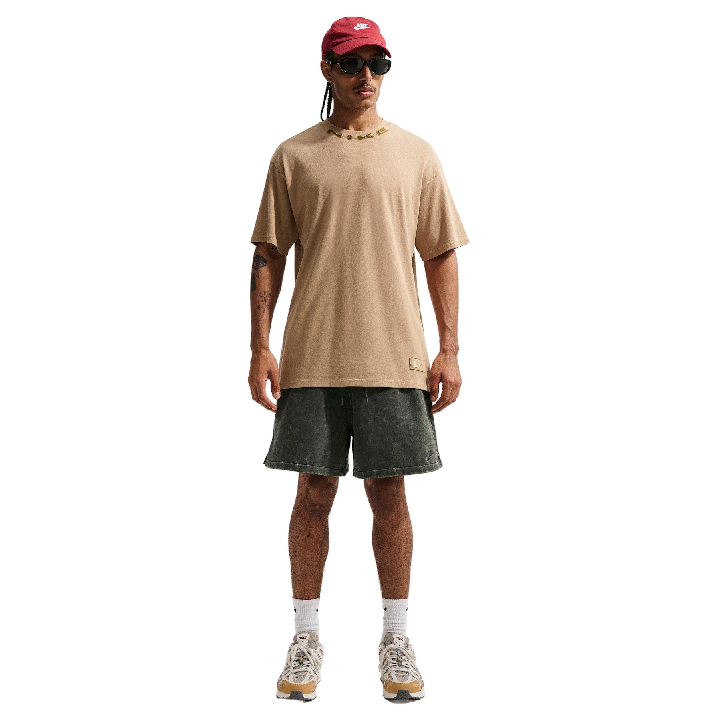 Nike Men's Club Flow BB Fleece CWA Shorts - GREY Thumbnail View 4