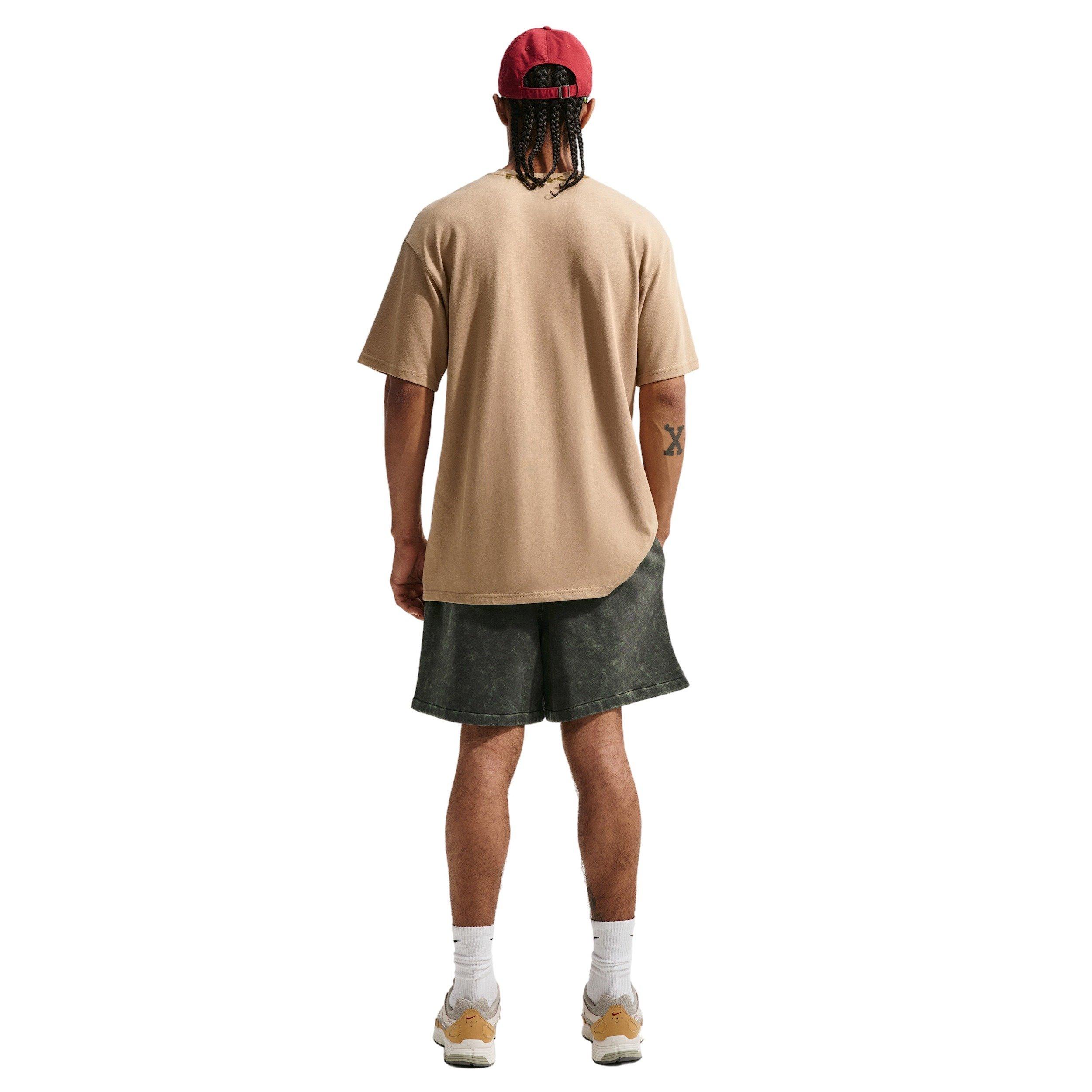 Nike Men's Club Flow BB Fleece CWA Shorts - GREY Thumbnail View 5