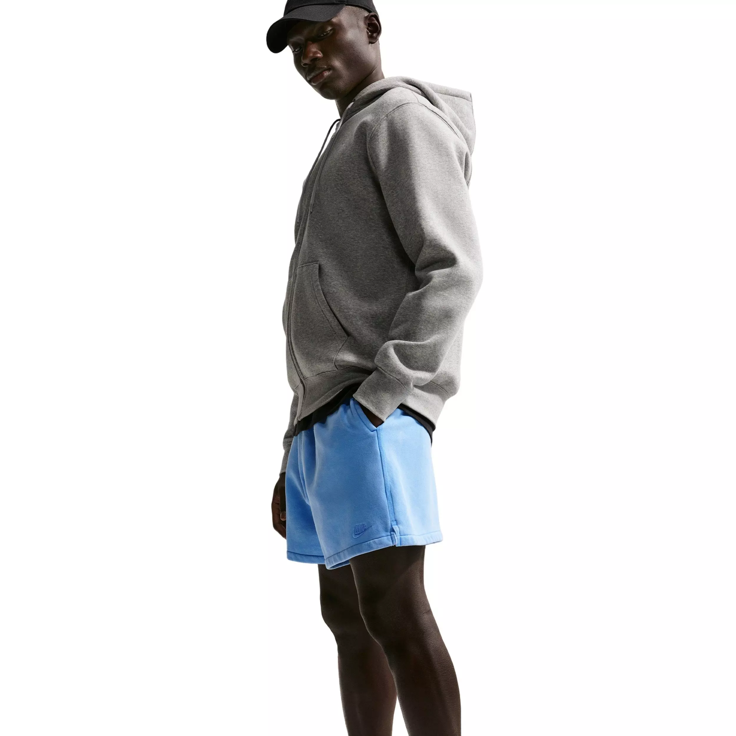 Nike Men's Club Flow BB Fleece CWA Shorts - BLUE