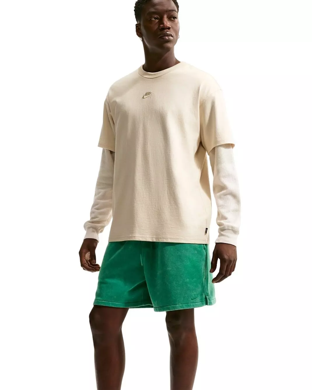 Nike Men's Club Flow BB Fleece CWA Shorts - GREEN