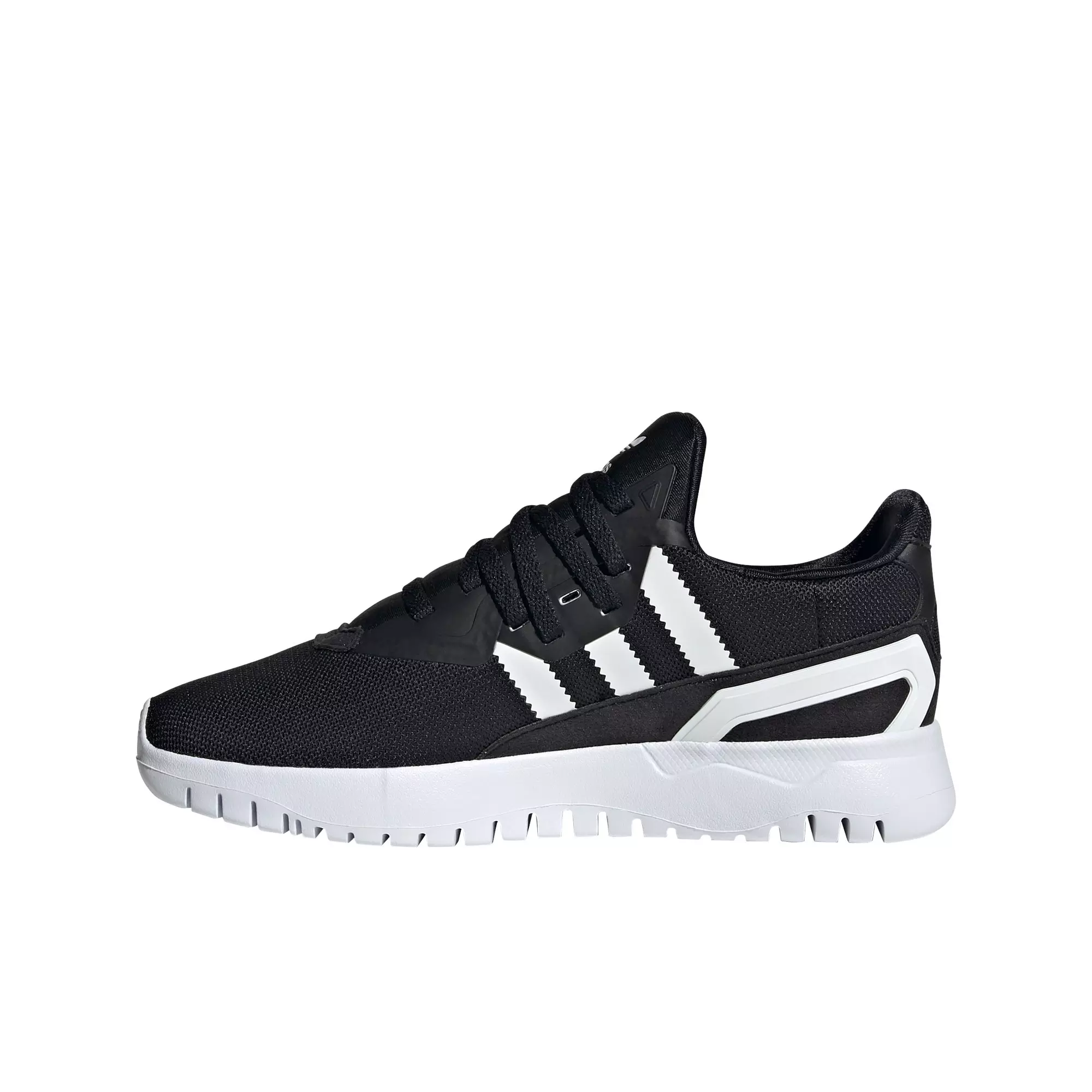 adidas Originals Flex "Core Black/White" Grade School Boys' Shoe - BLACK