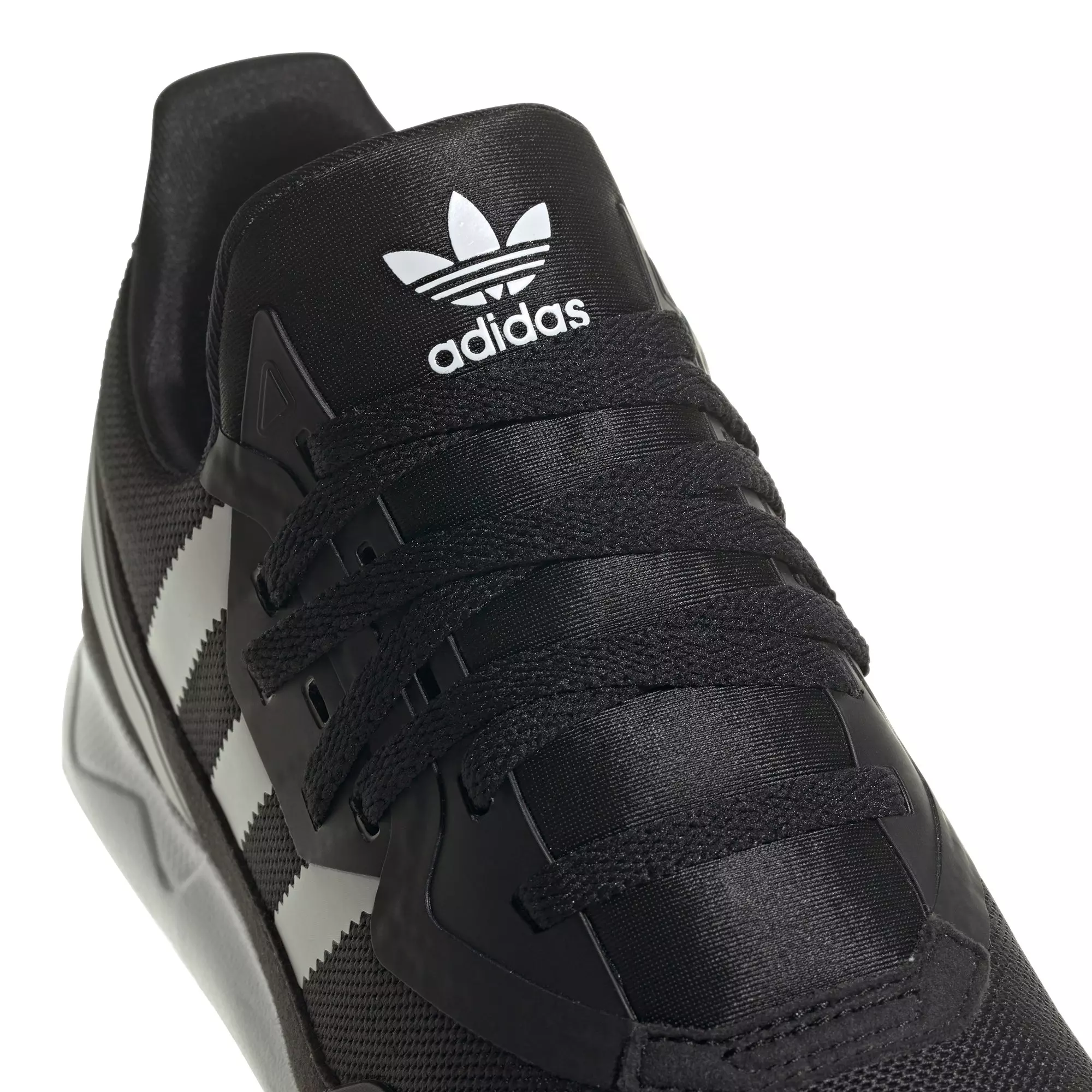 adidas Originals Flex "Core Black/White" Grade School Boys' Shoe - BLACK