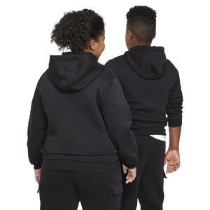Nike Big Kids' Sportswear Club LBR Fleece Hoodie -Black