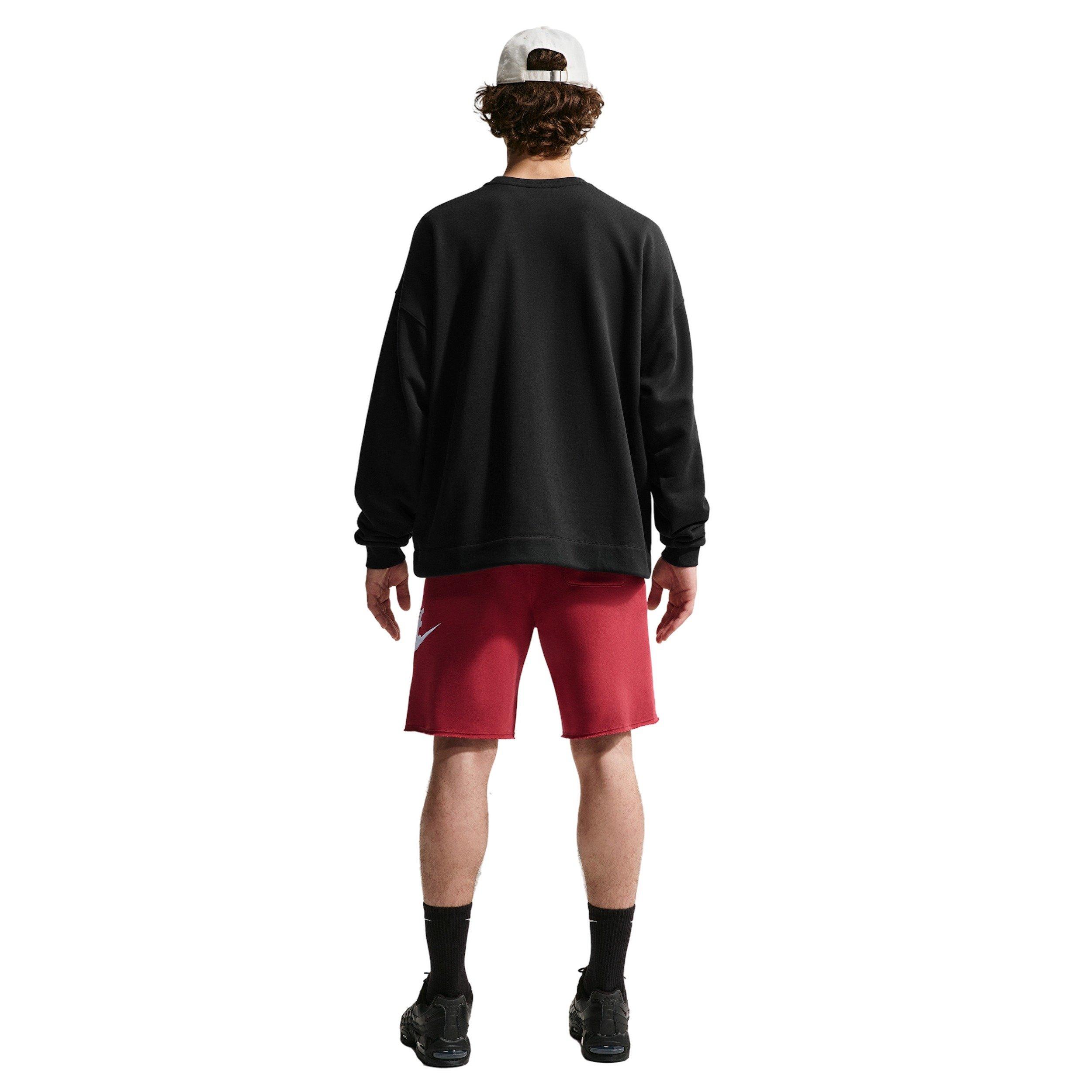 Nike Men's Club Alumni French Terry Shorts - CRIMSON Thumbnail View 5