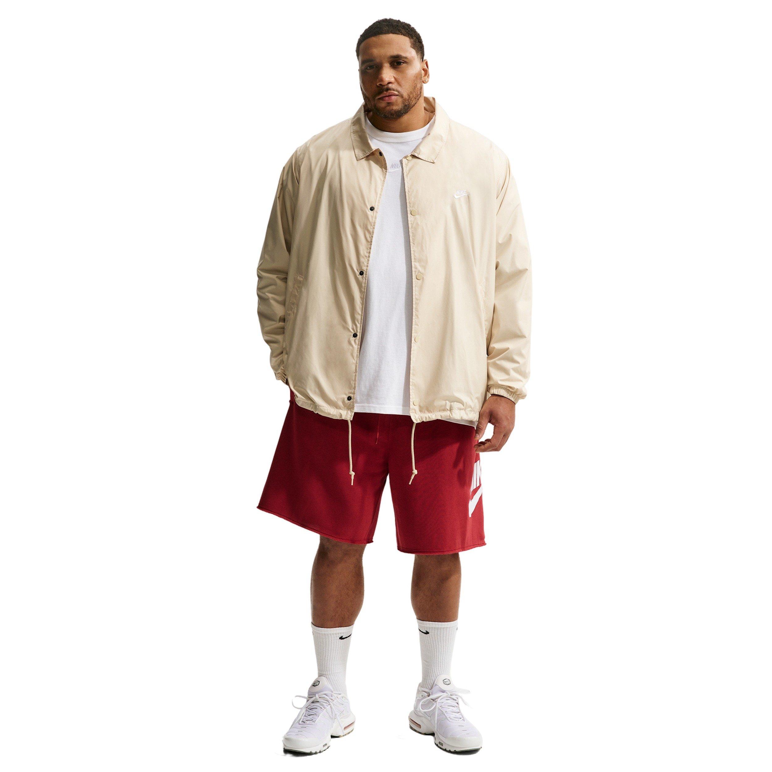 Nike Men's Club Alumni French Terry Shorts - CRIMSON Thumbnail View 6