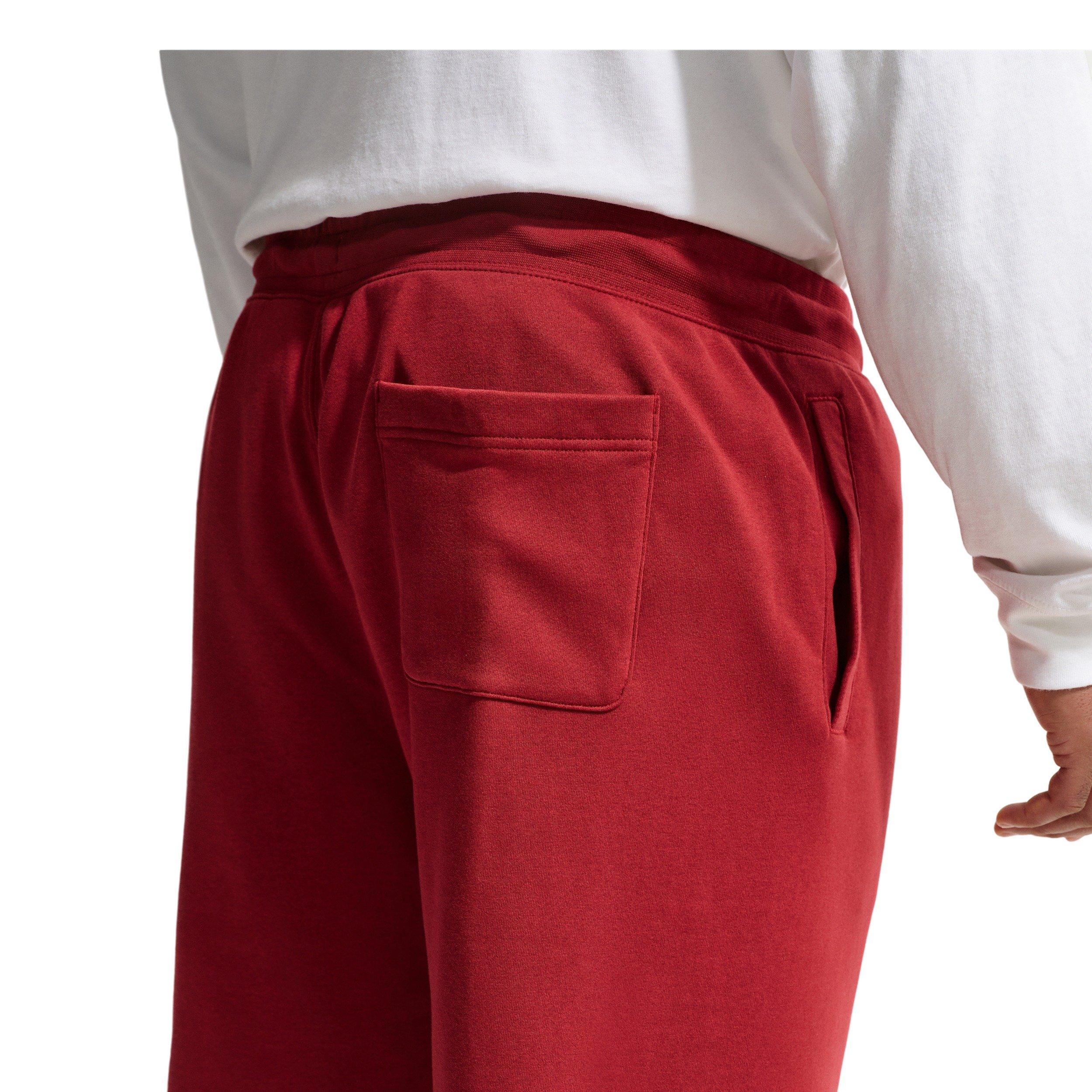 Nike Men's Club Alumni French Terry Shorts - CRIMSON Thumbnail View 8