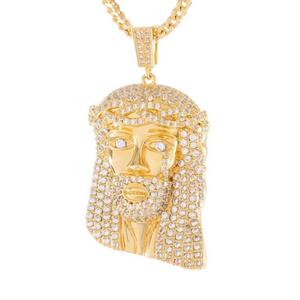 King Ice Jesus Necklace - GOLD