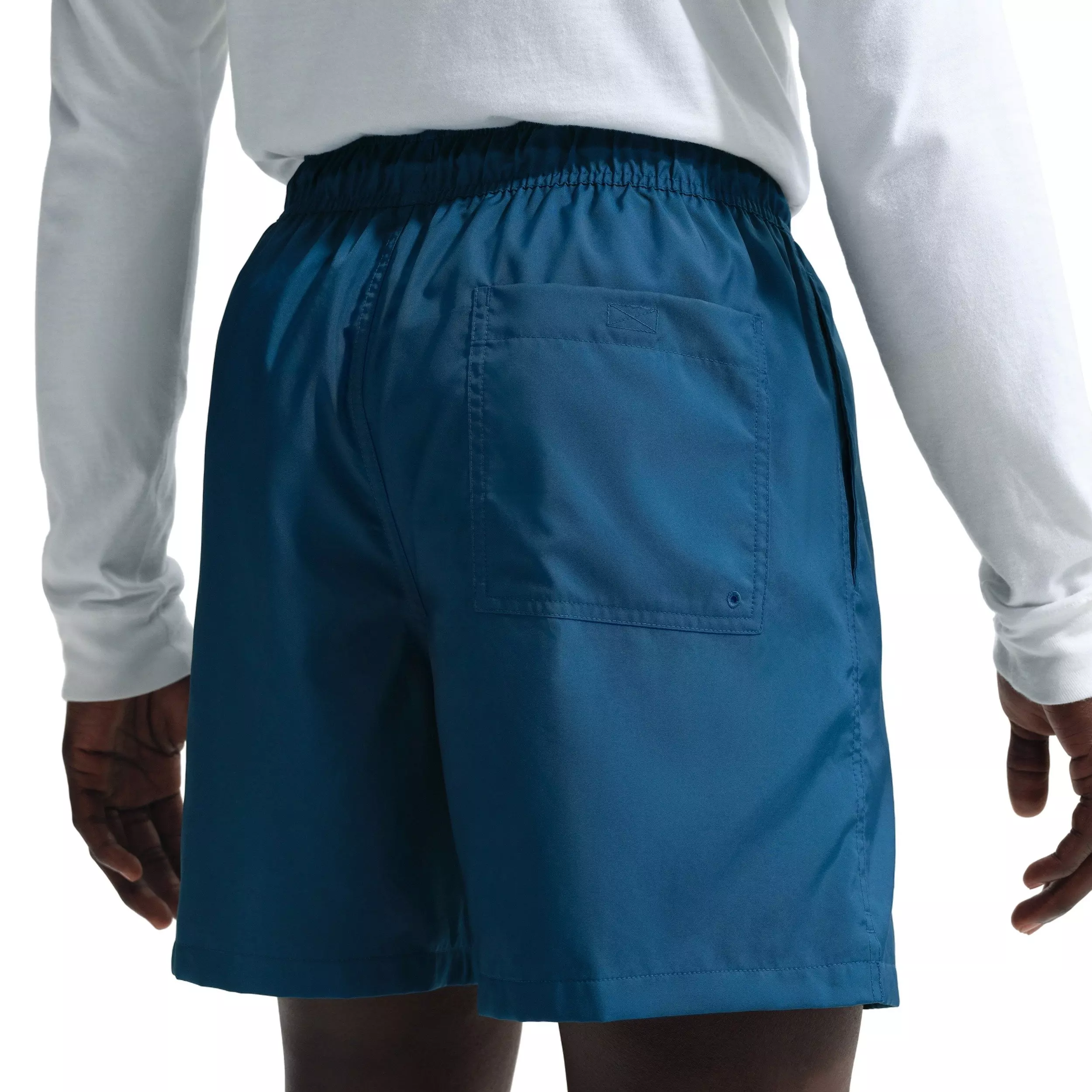 Nike Men's Club Woven Relaxed Flow Shorts - BLUE