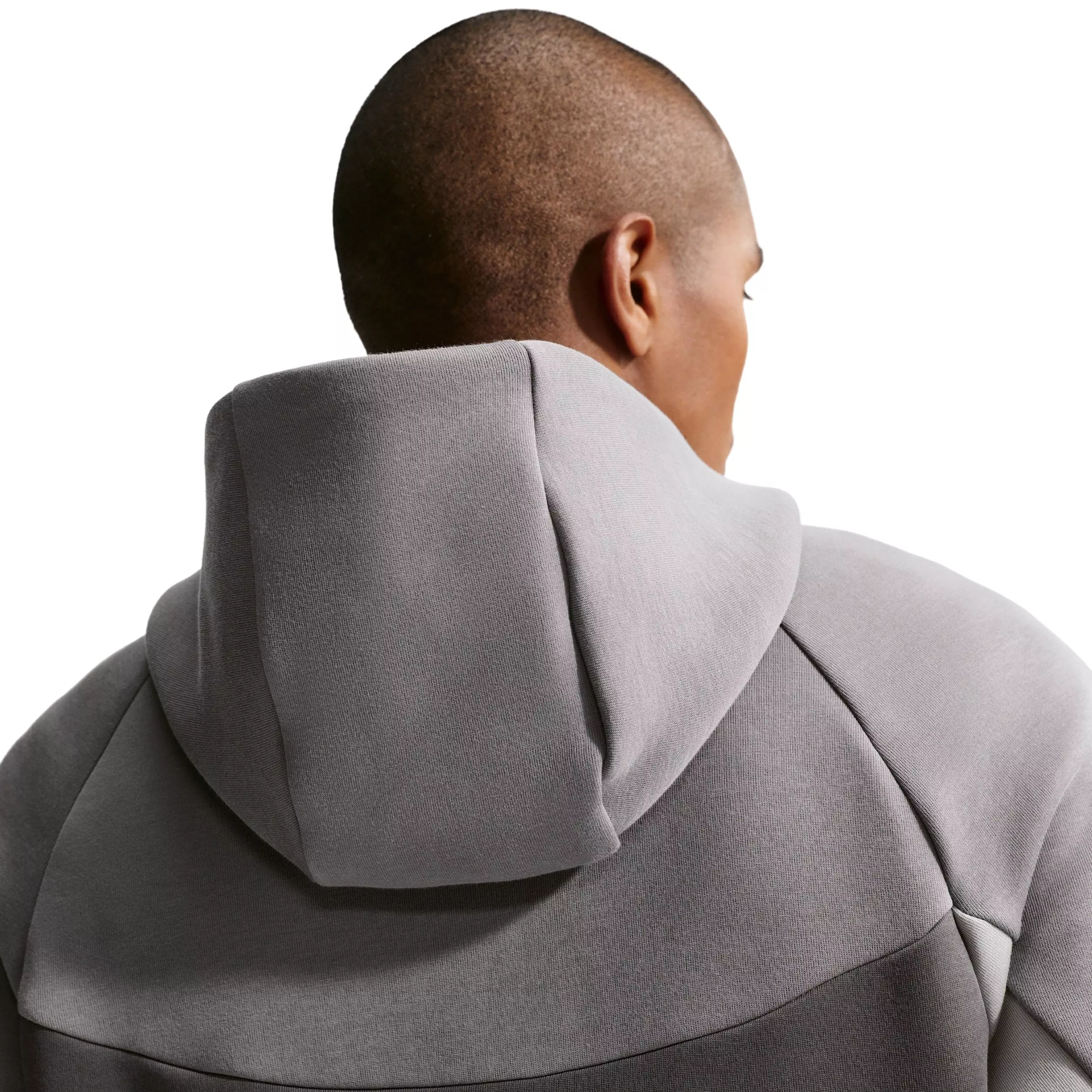 Nike Men's Tech Fleece Windrunner Full-Zip Jacket - LT GREY/DK GREY