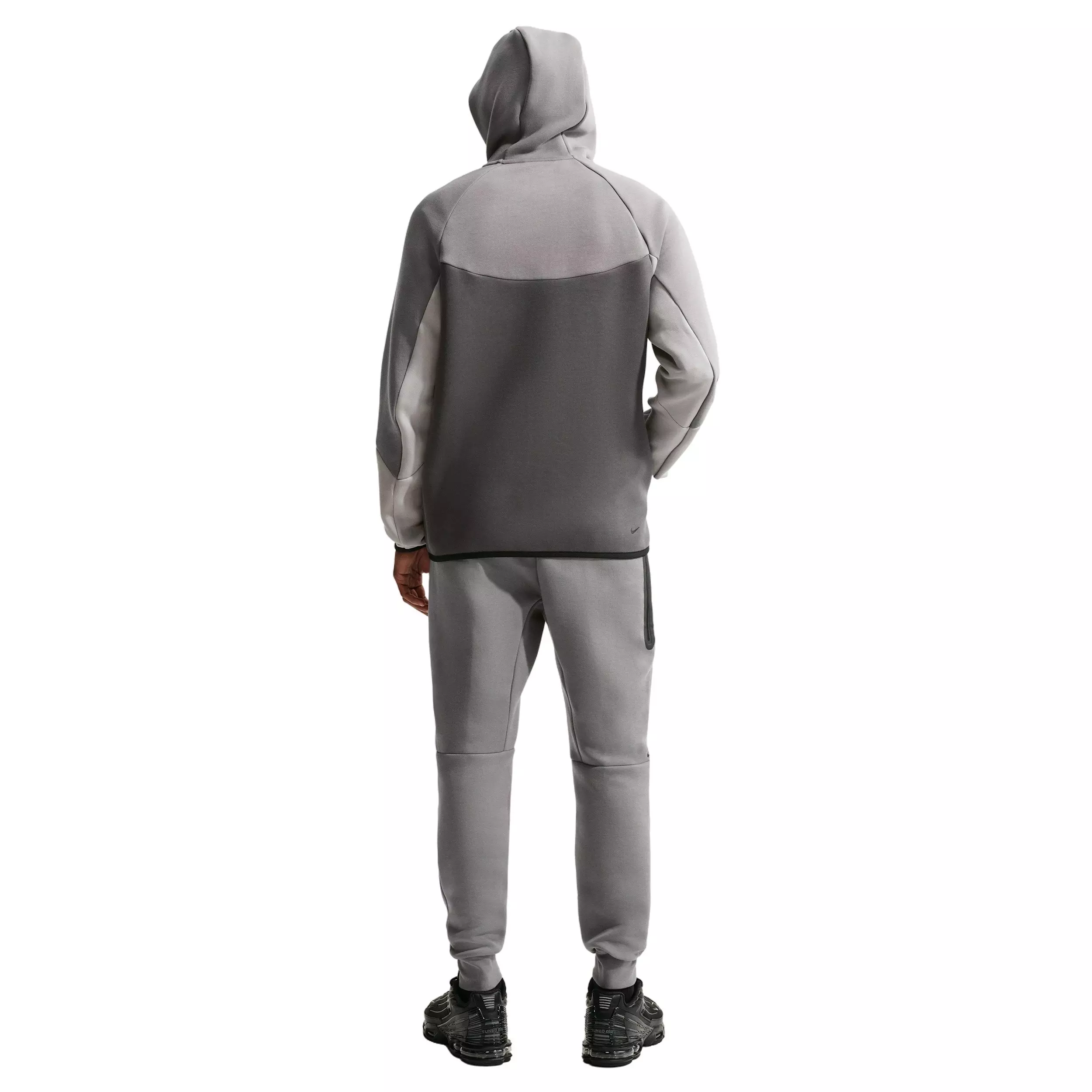 Nike Men's Tech Fleece Windrunner Full-Zip Jacket - LT GREY/DK GREY