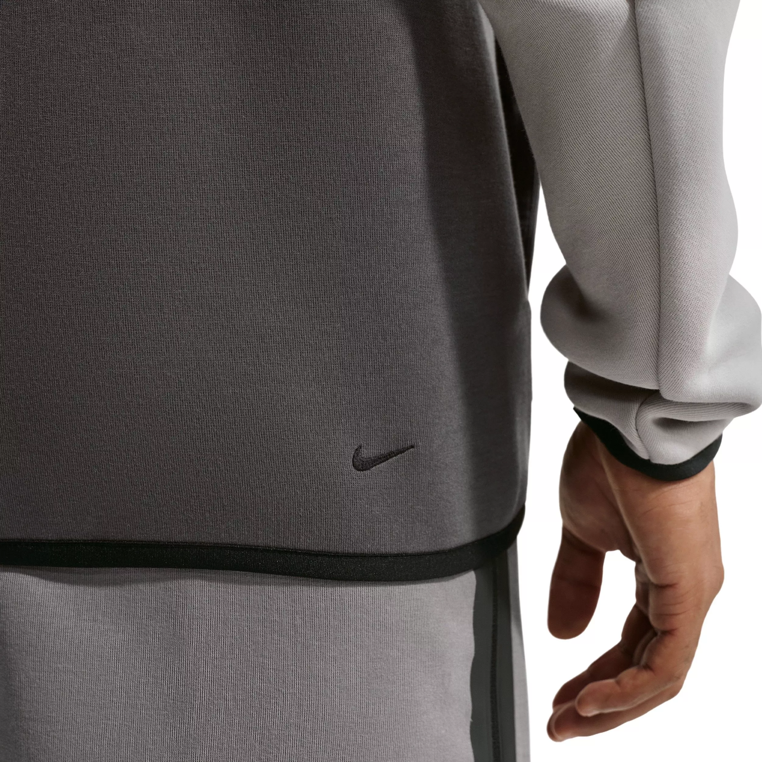 Nike Men's Tech Fleece Windrunner Full-Zip Jacket - LT GREY/DK GREY
