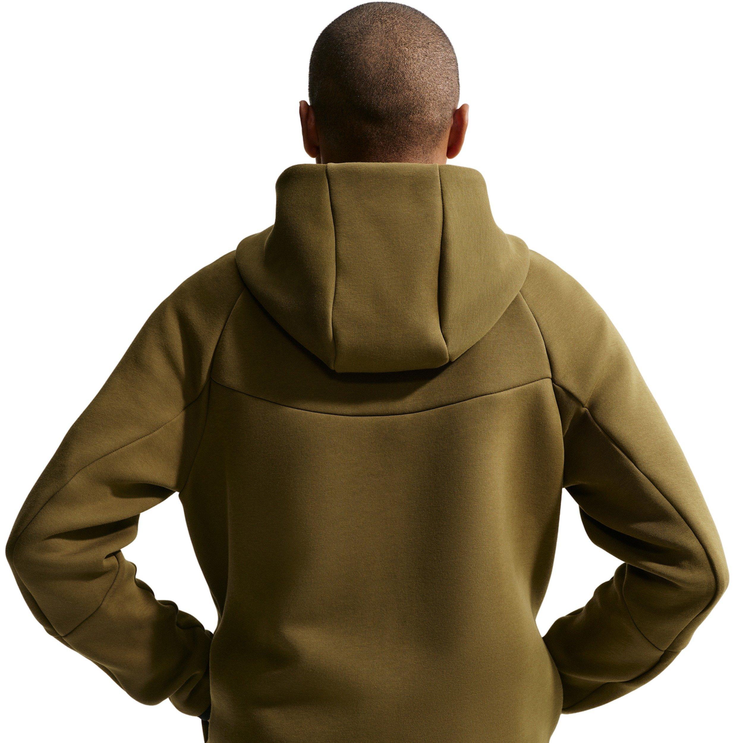 Nike Men's Tech Fleece Windrunner Full-Zip Jacket - OLIVE Thumbnail View 2