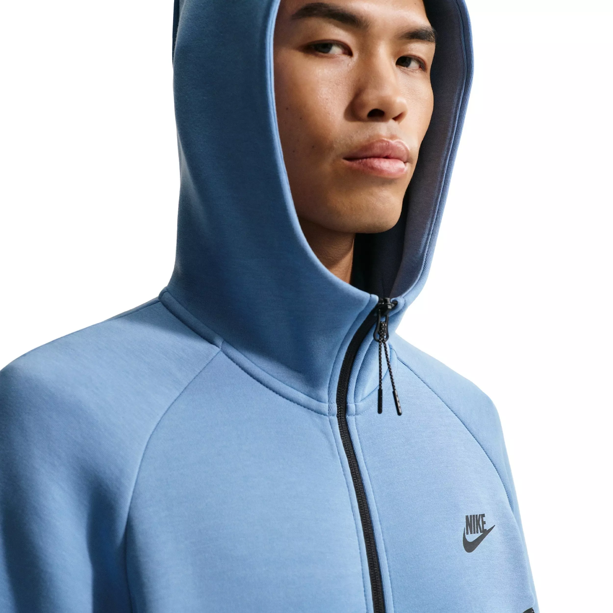Nike Men's Tech Fleece Windrunner Full-Zip Jacket - BLUE/GREY