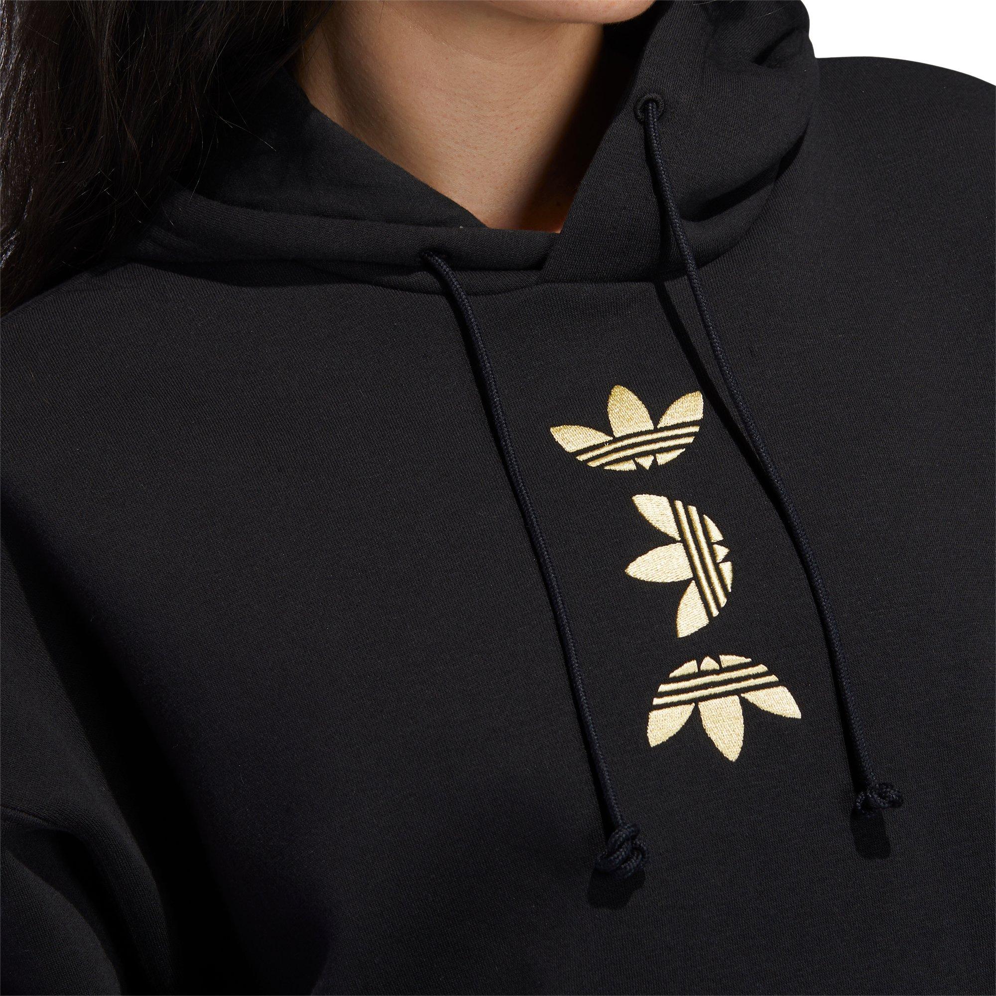 black and gold adidas hoodie