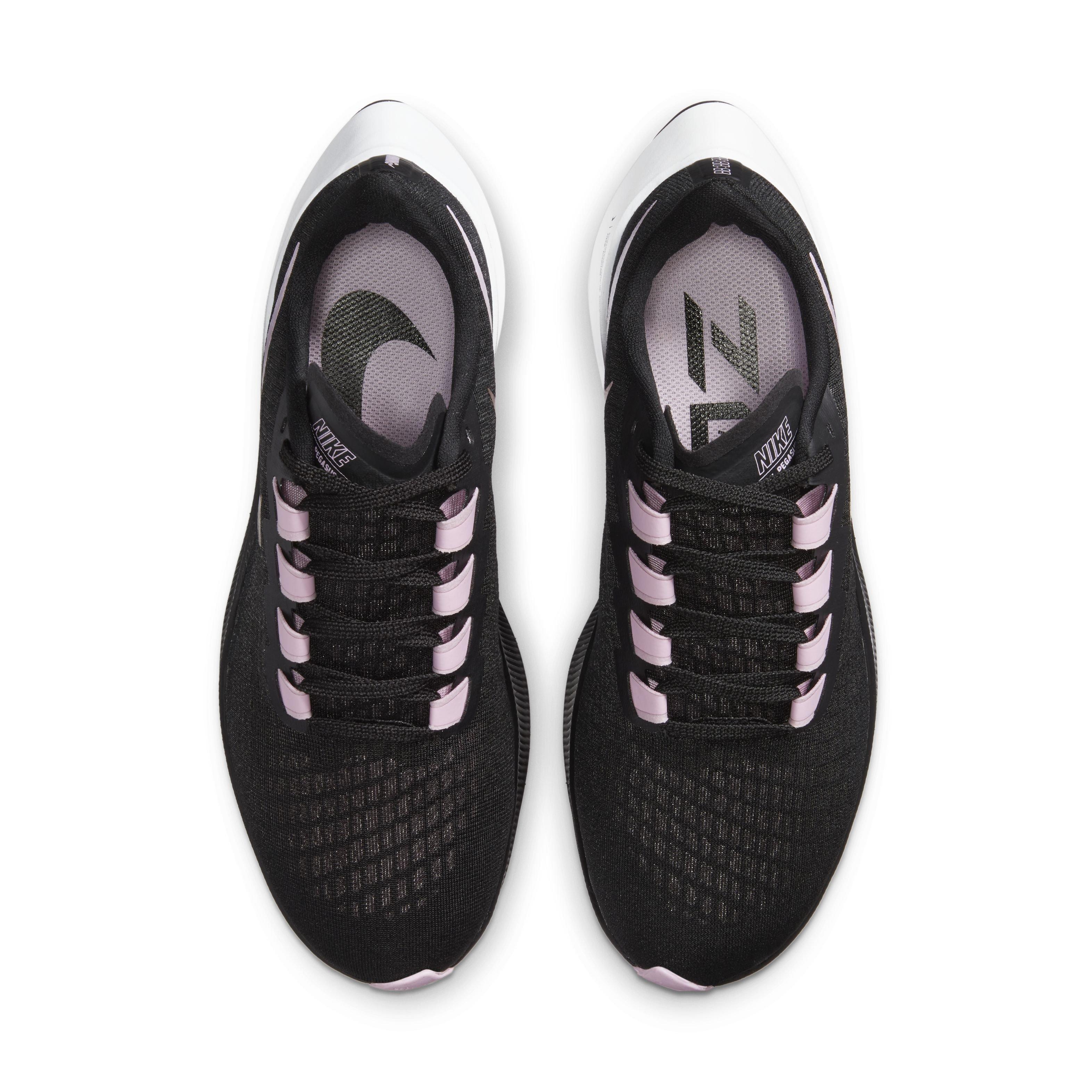 Nike Air Zoom Pegasus 37 "Black/Gold/White" Women's Running Shoe - BLACK/GOLD/WHITE Thumbnail View 4