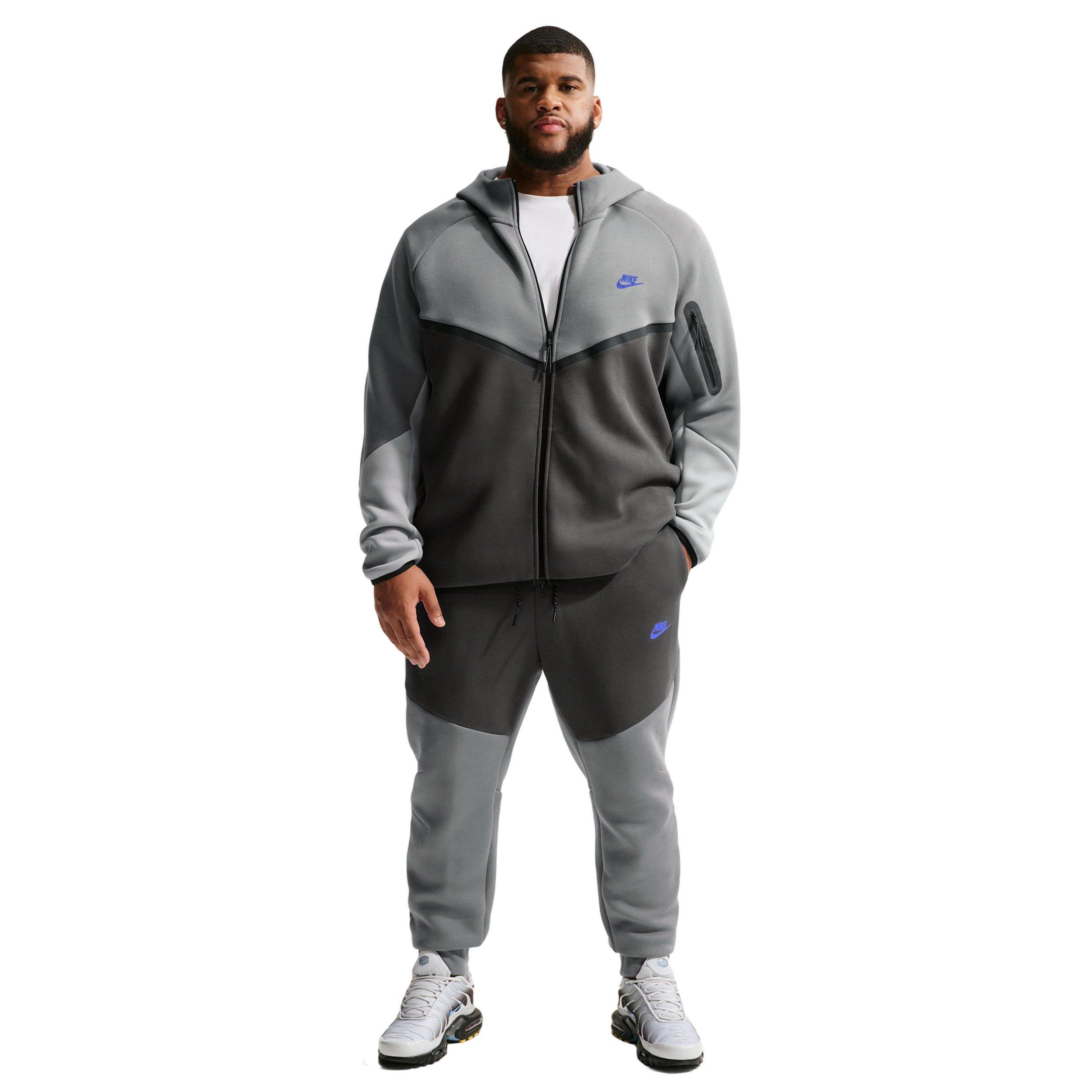 Nike Men's Futura Tech Fleece Joggers - GREY/DK GREY Thumbnail View 6