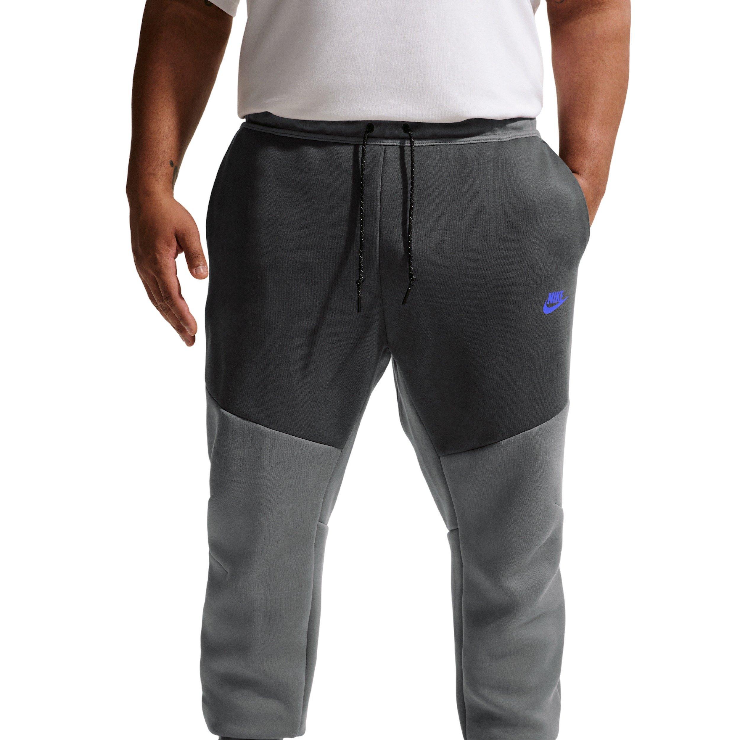 Nike Men's Futura Tech Fleece Joggers - GREY/DK GREY Thumbnail View 7