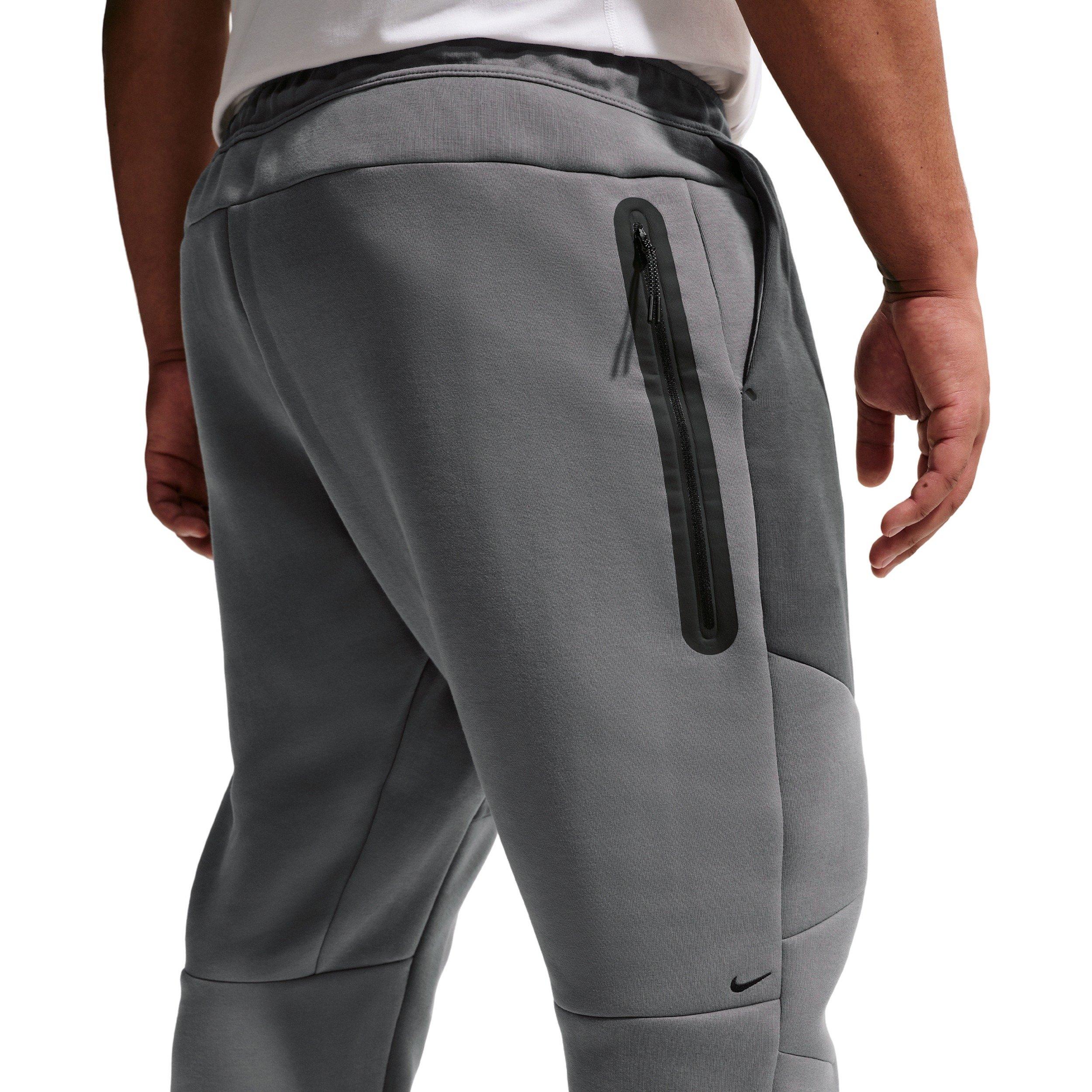 Nike Men's Futura Tech Fleece Joggers - GREY/DK GREY Thumbnail View 8