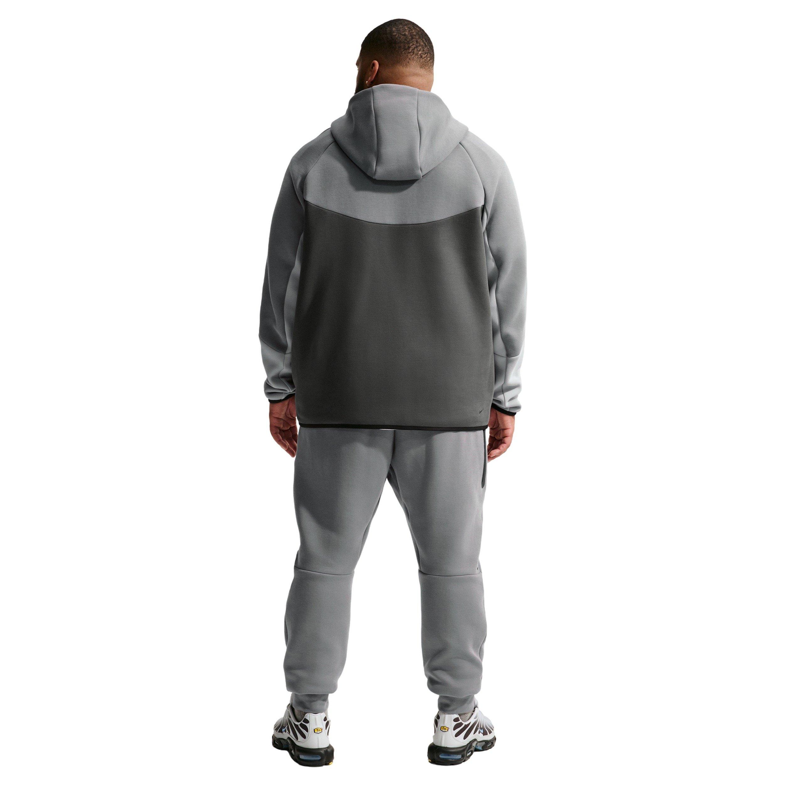 Nike Men's Futura Tech Fleece Joggers - GREY/DK GREY Thumbnail View 10