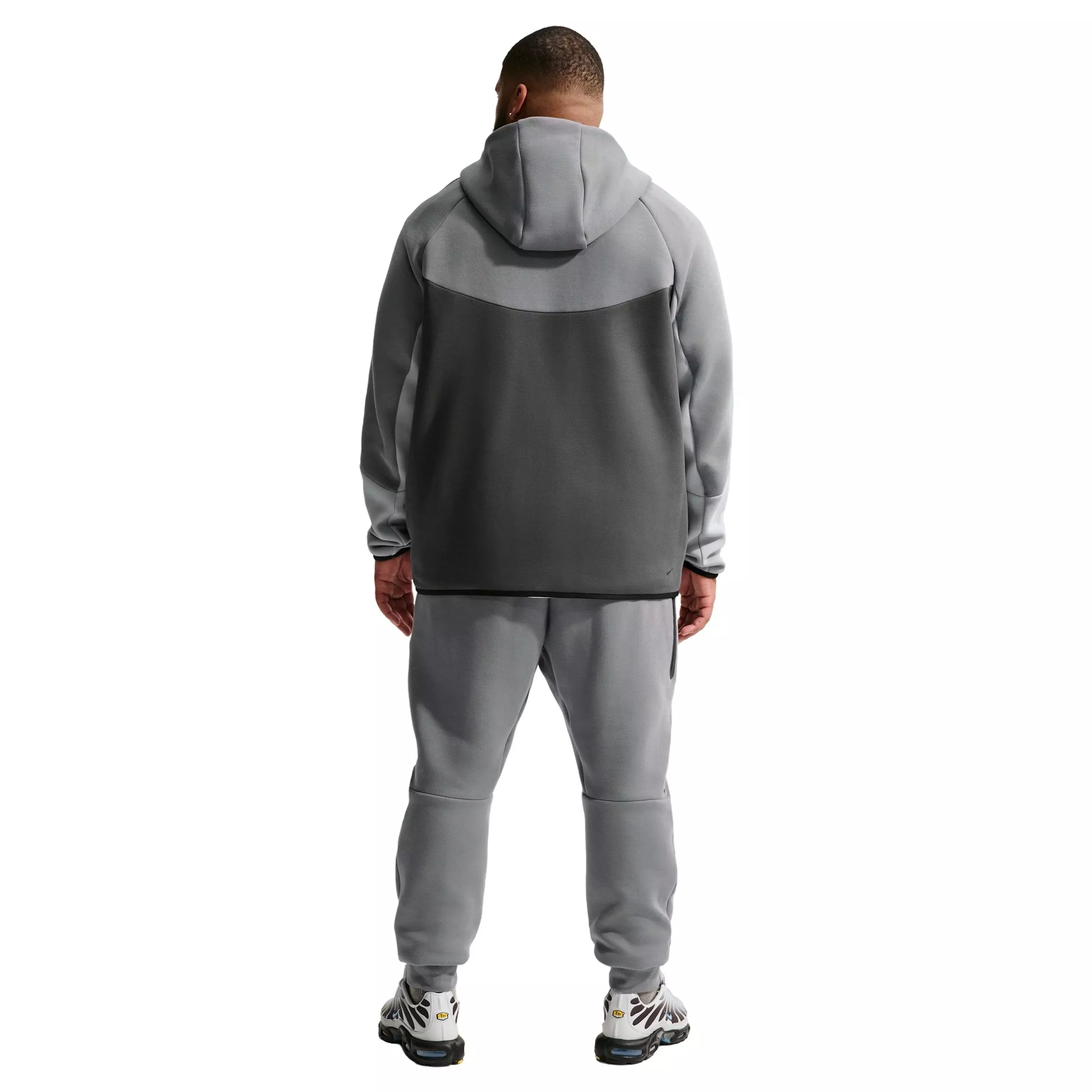 Nike Men's Futura Tech Fleece Joggers - GREY/DK GREY