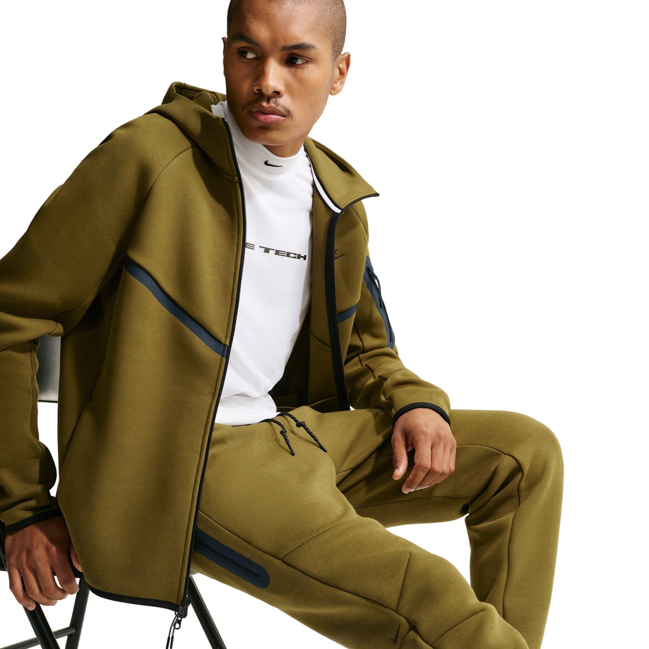 Nike Men's Futura Tech Fleece Joggers - OLIVE/BLACK Thumbnail View 3