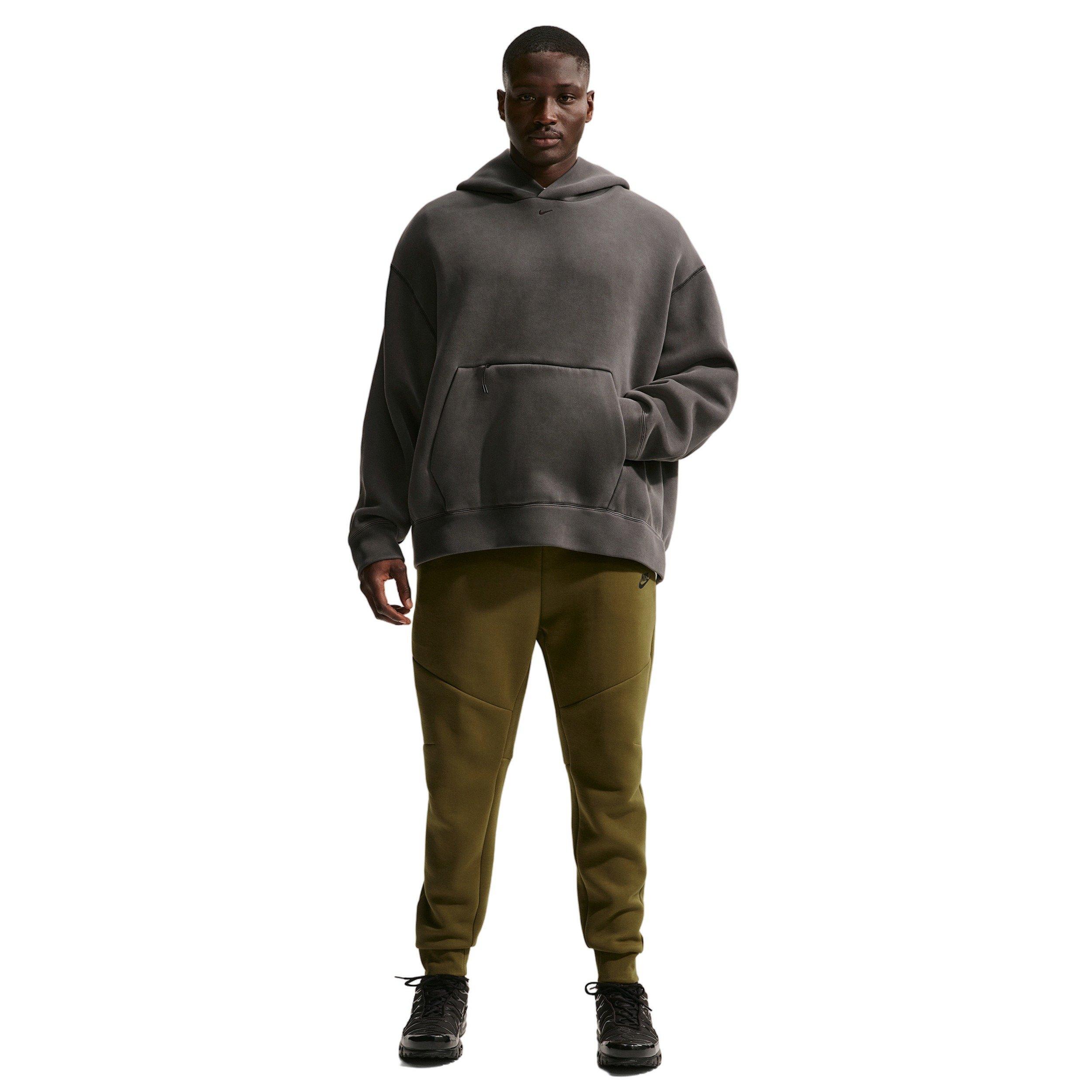 Nike Men's Tech Fleece Joggers - OLIVE/BLACK Thumbnail View 6