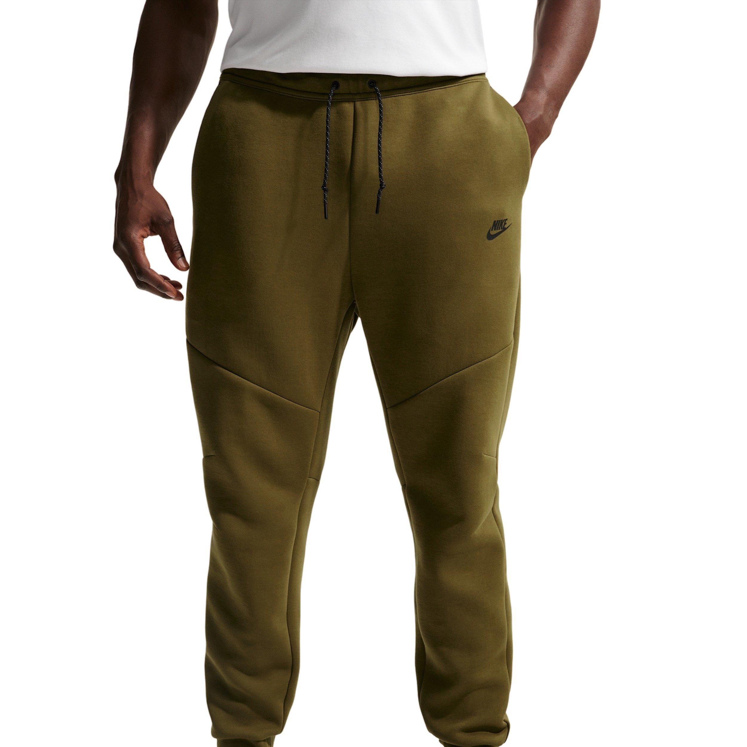 Nike Men's Futura Tech Fleece Joggers - OLIVE/BLACK Thumbnail View 7