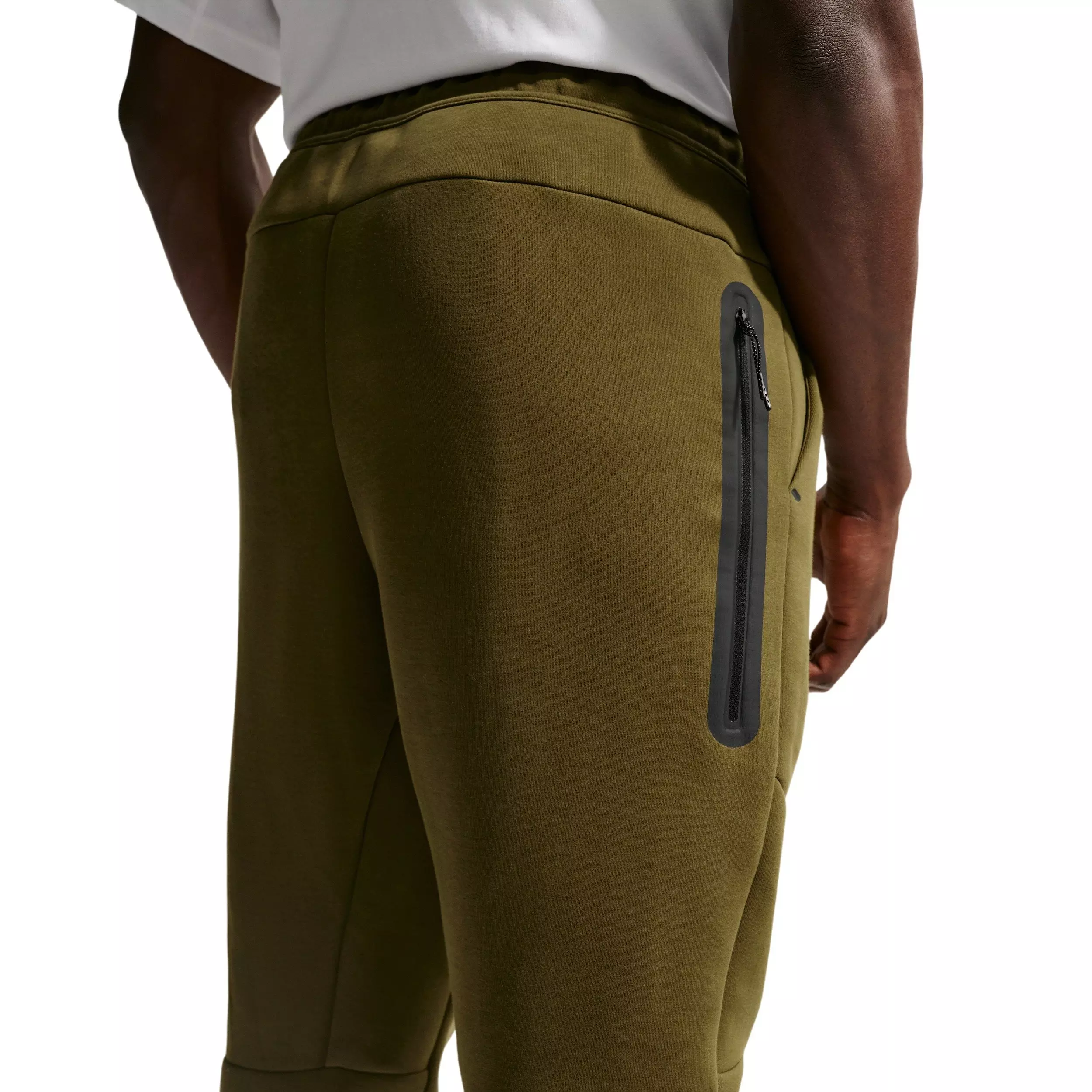 Nike Men's Futura Tech Fleece Joggers - OLIVE/BLACK
