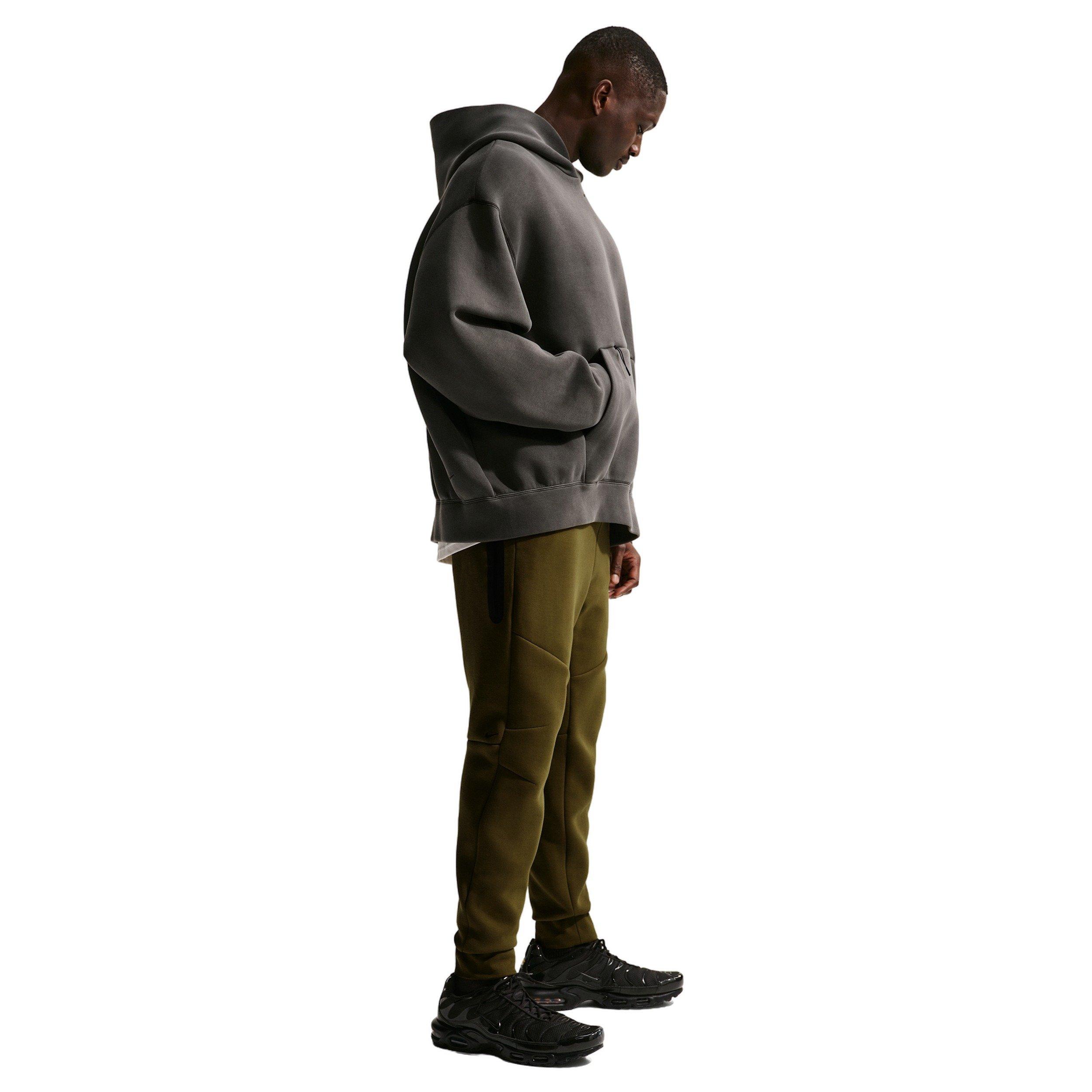 Nike Men's Tech Fleece Joggers - OLIVE/BLACK Thumbnail View 9