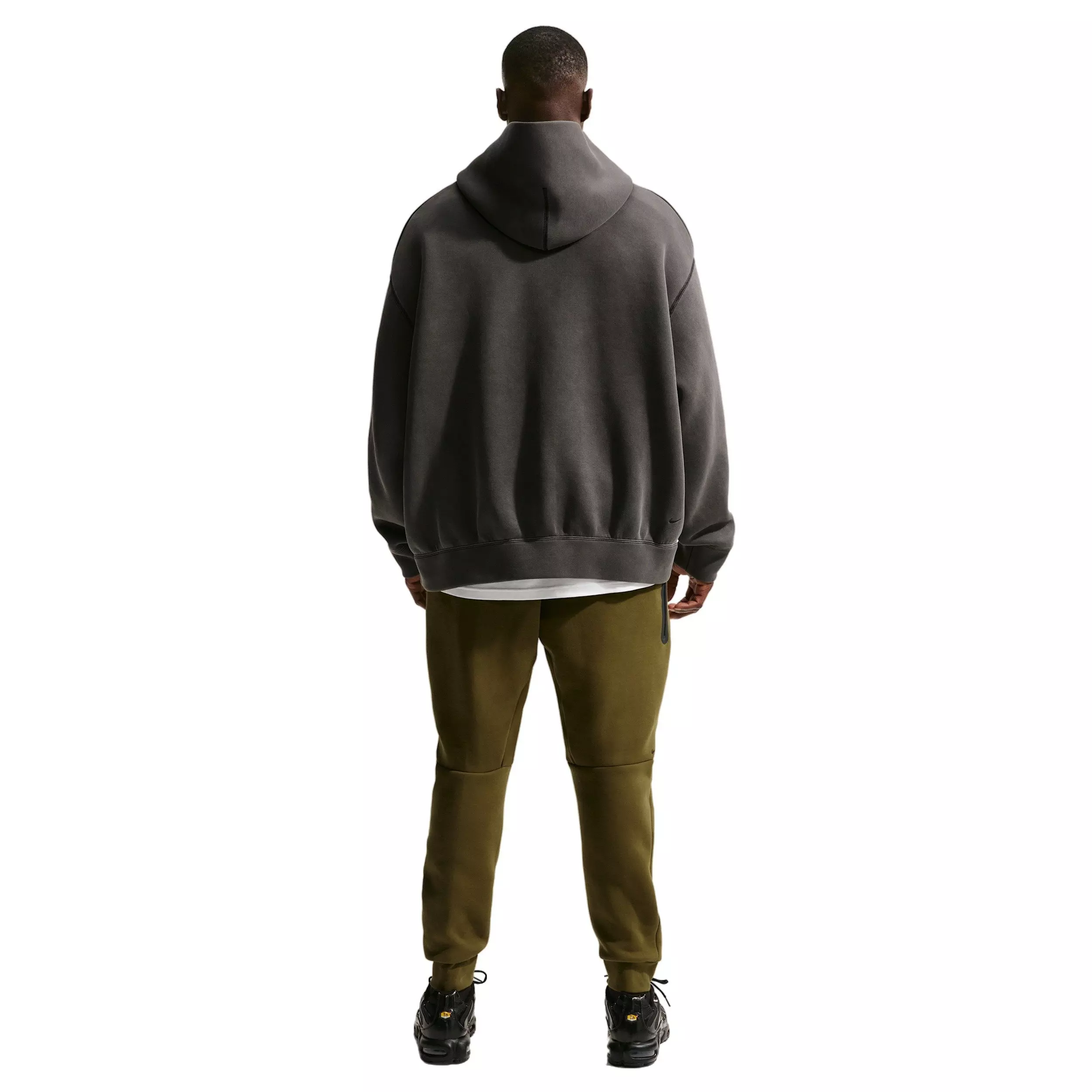 Nike Men's Futura Tech Fleece Joggers - OLIVE/BLACK