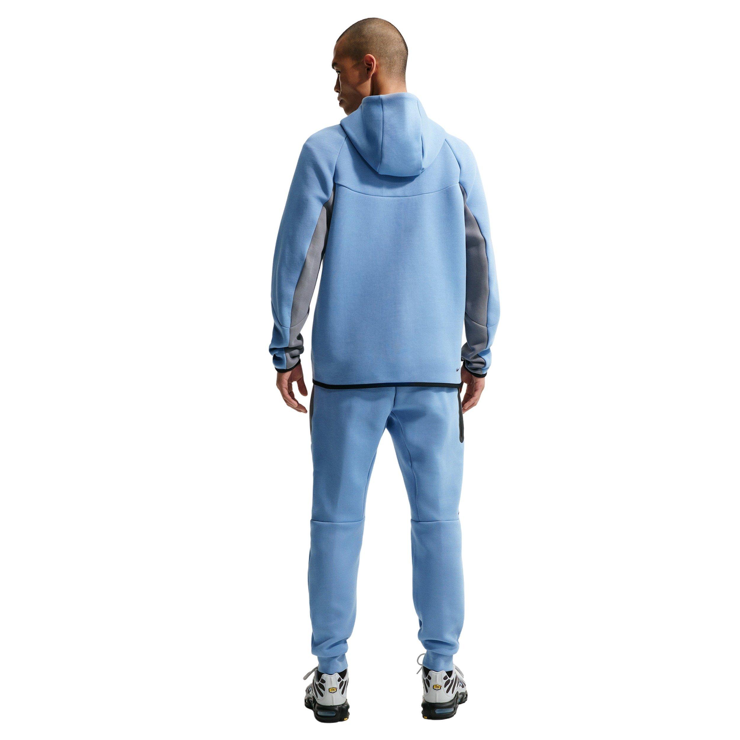 Nike Men's Futura Tech Fleece Joggers - BLUE/GREY Thumbnail View 5