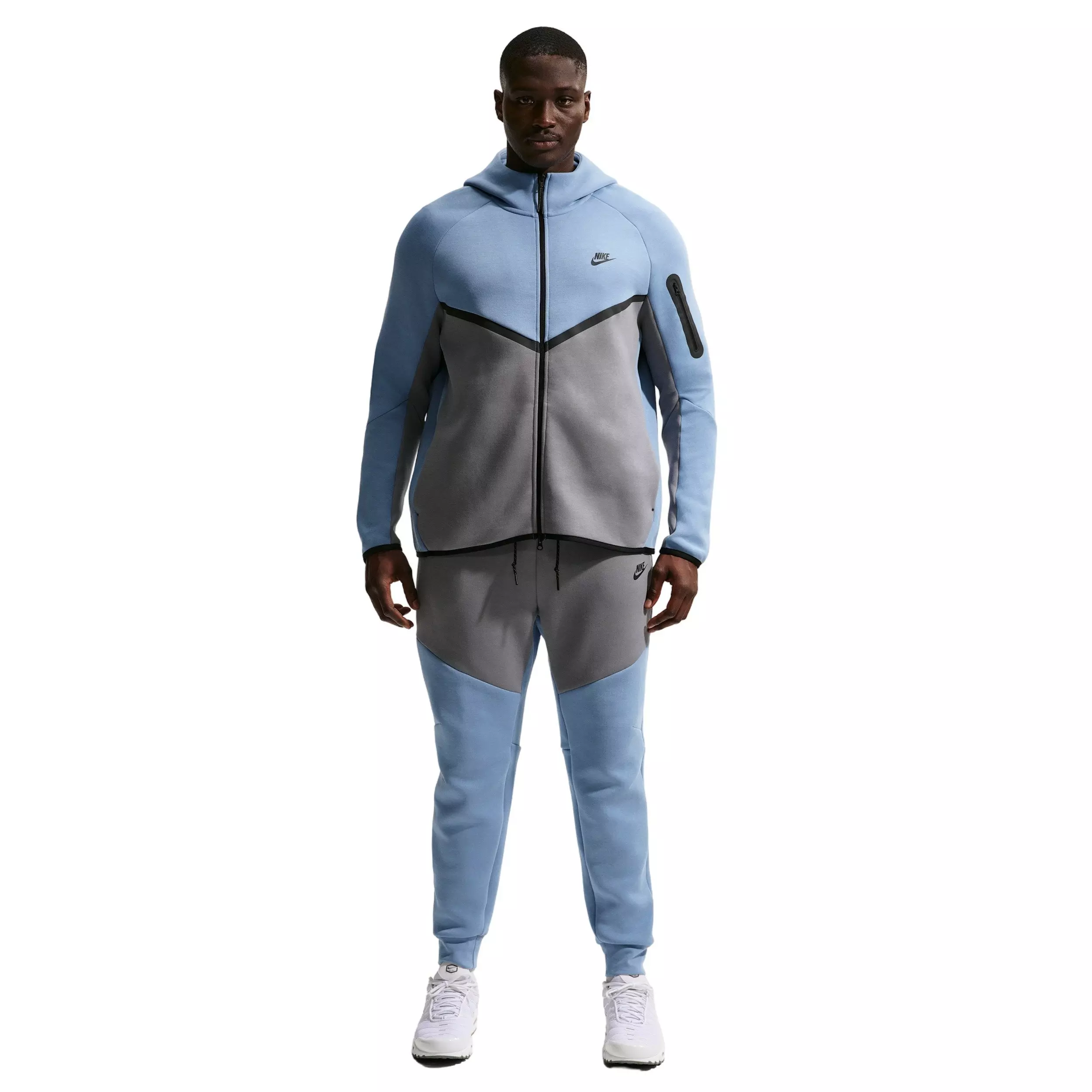 Nike Men's Tech Fleece Joggers - BLUE/GREY