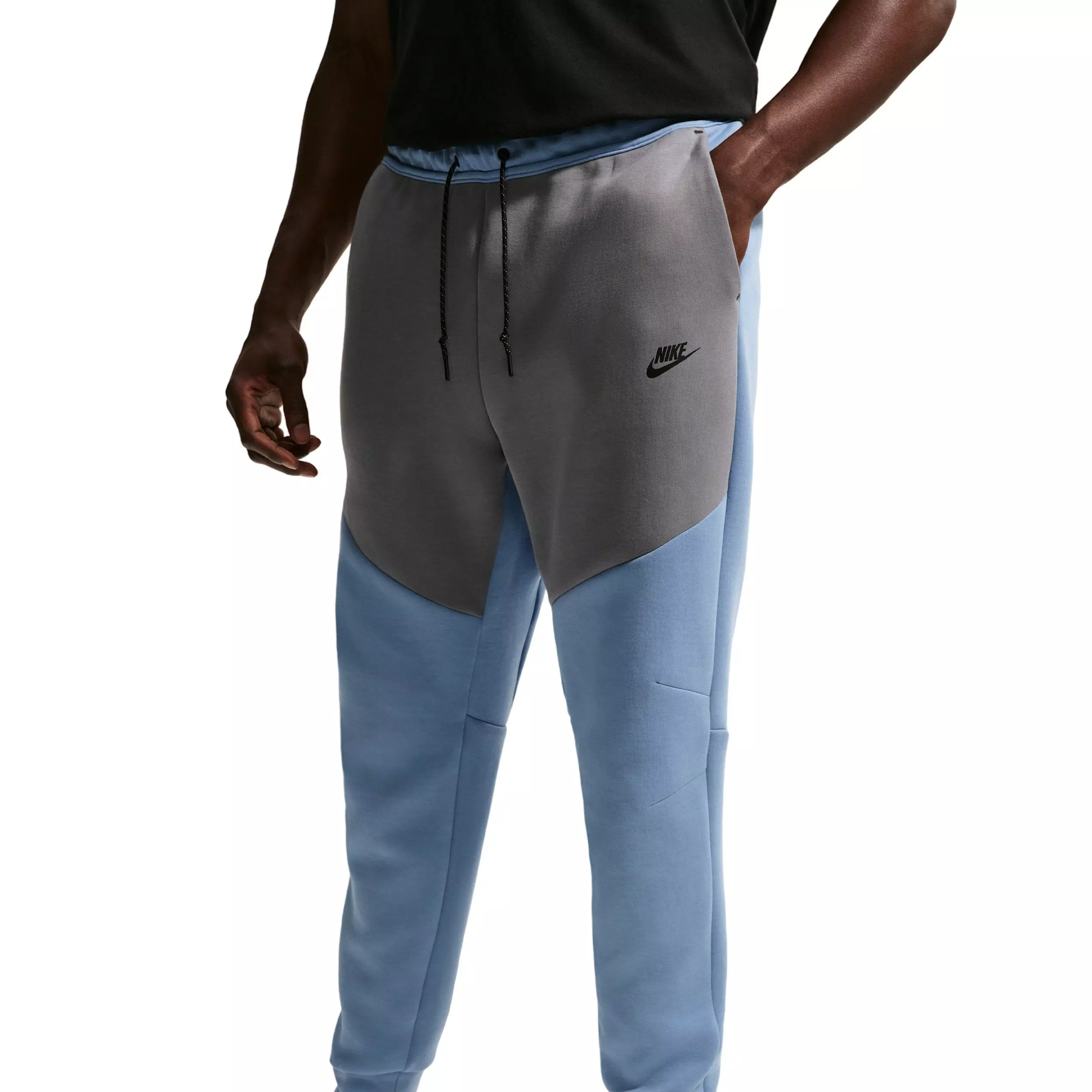Nike Men's Futura Tech Fleece Joggers - BLUE/GREY
