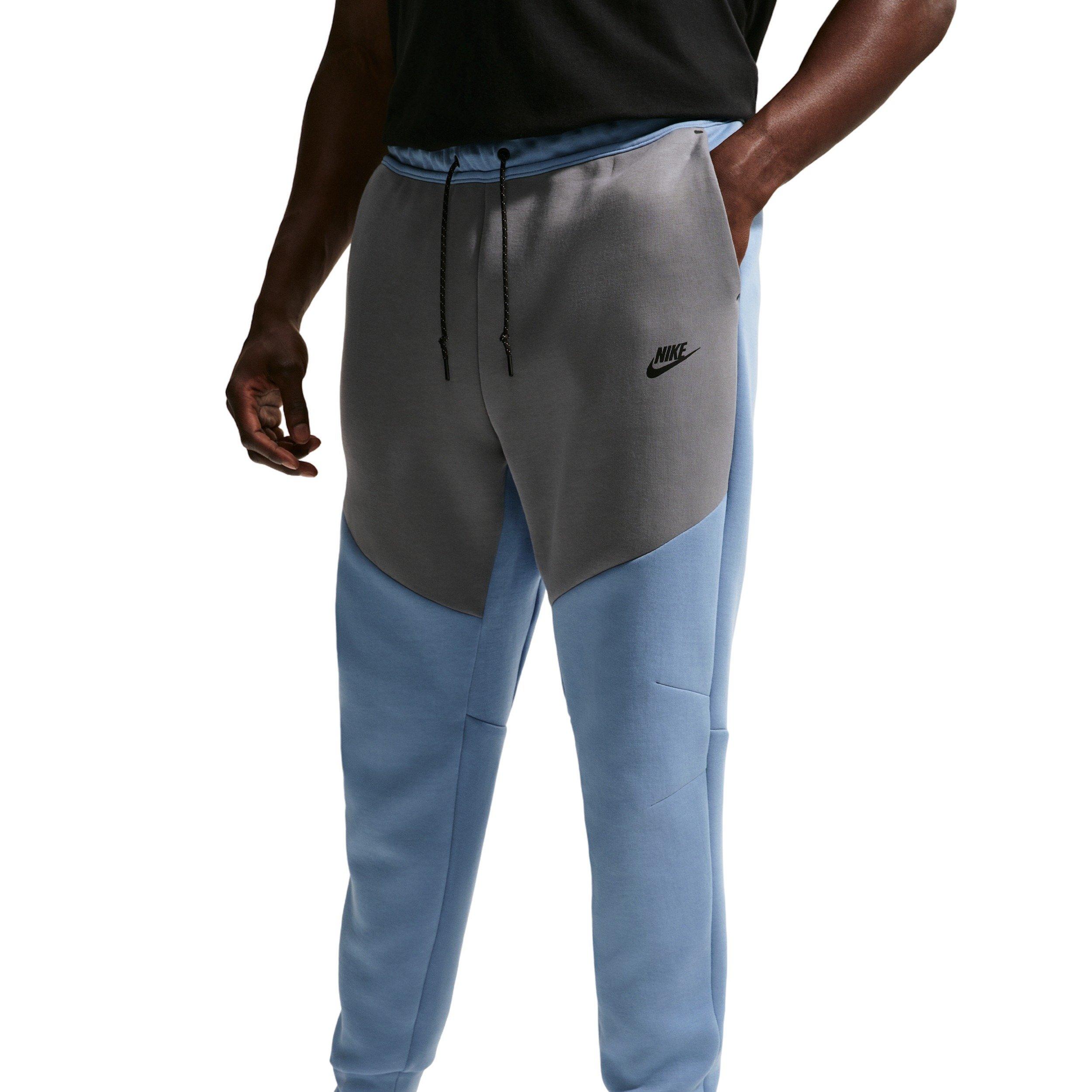Nike Men's Tech Fleece Joggers - BLUE/GREY Thumbnail View 7