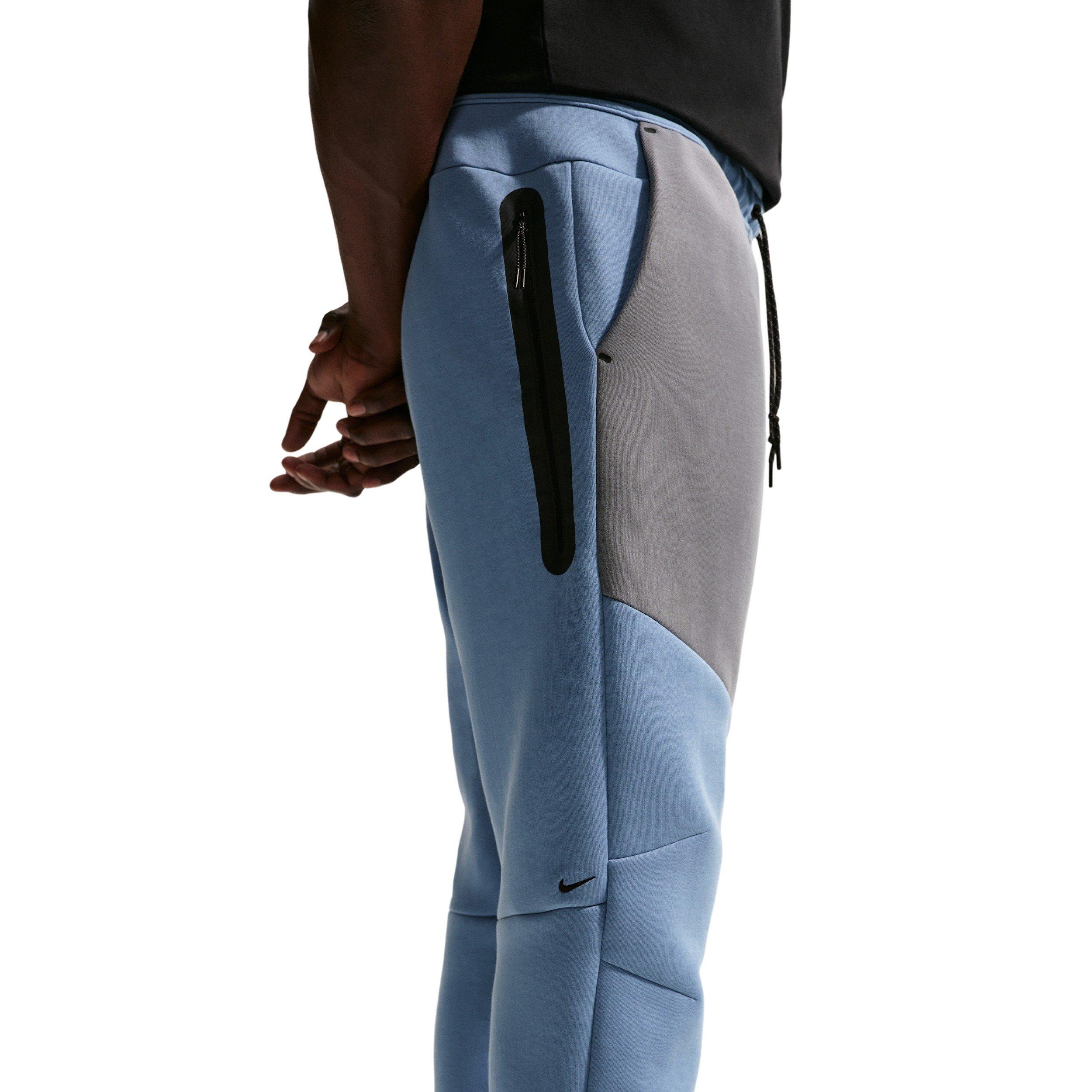 Nike Men's Tech Fleece Joggers - BLUE/GREY Thumbnail View 8